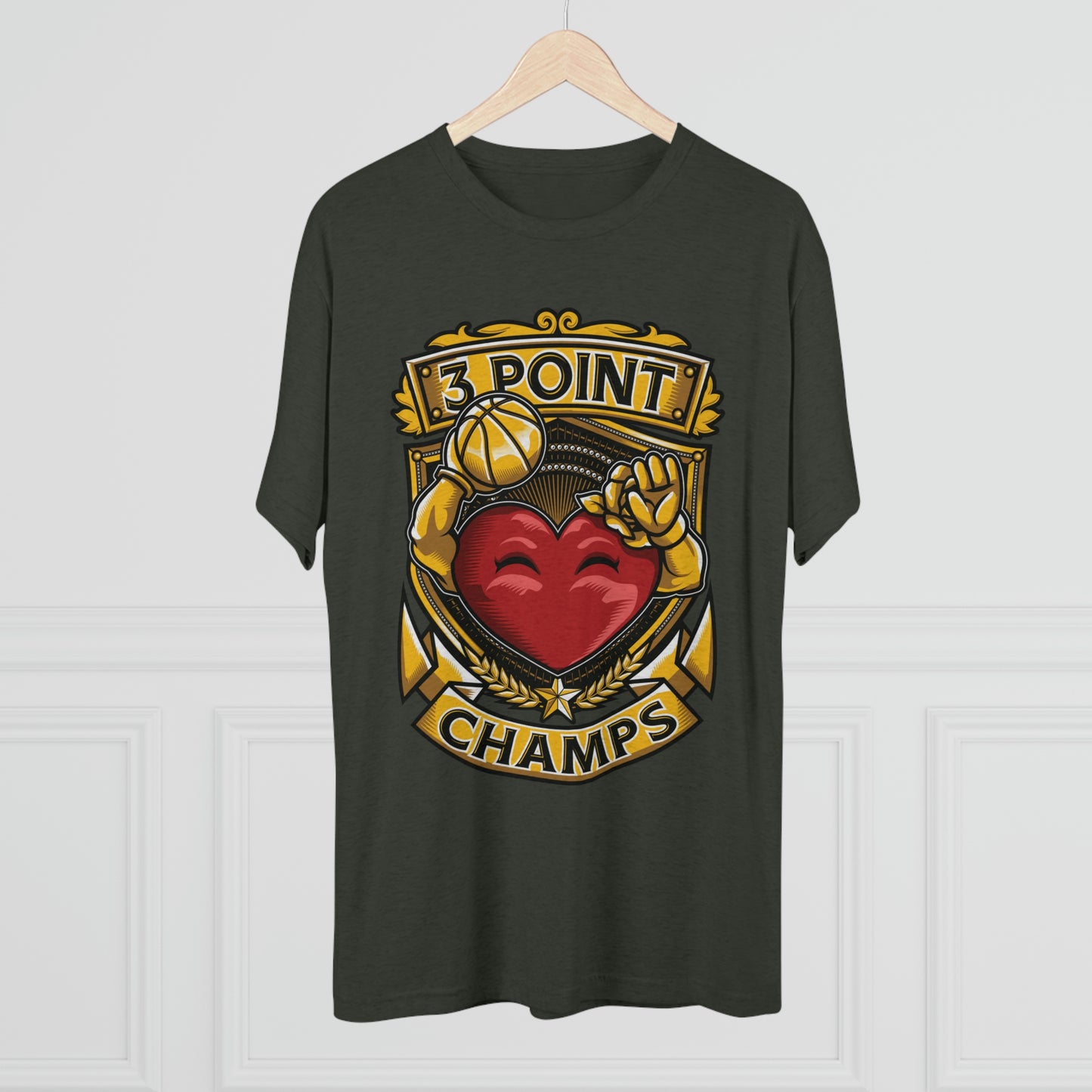 3 POINT CHAMPS - PREMIUM SOFT - Unisex Tri-Blend Crew Tee (Next Level 6010)