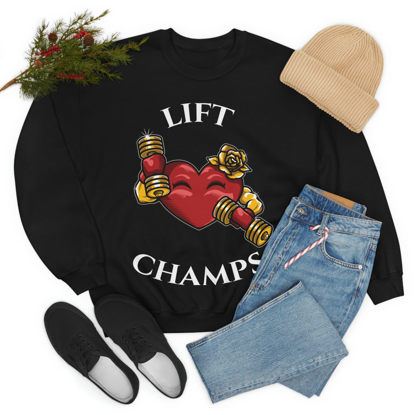 Lift Champs! - Unisex Heavy Blend™ Crewneck Sweatshirt