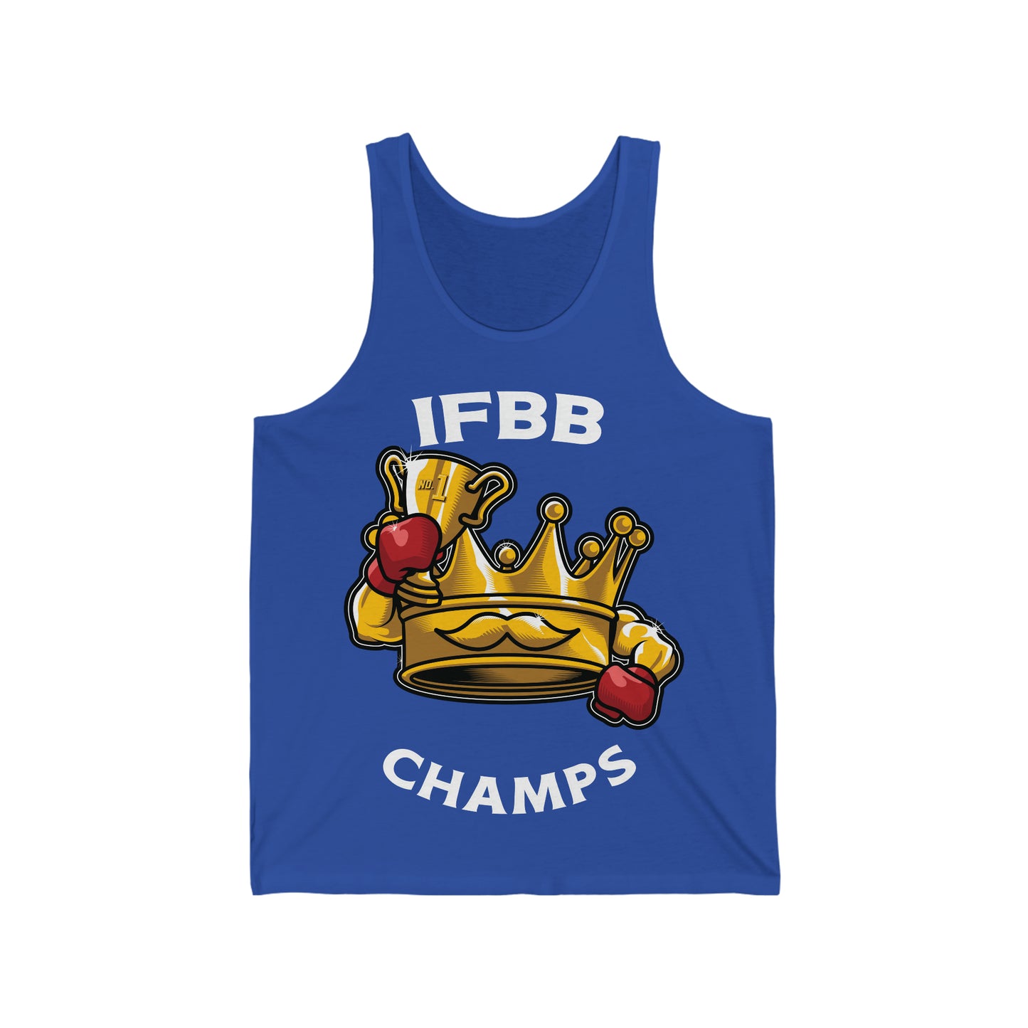 IFBB CHAMPS (v2) - PREMIUM SOFT - Unisex Jersey Tank (Bella+Canvas 3480)