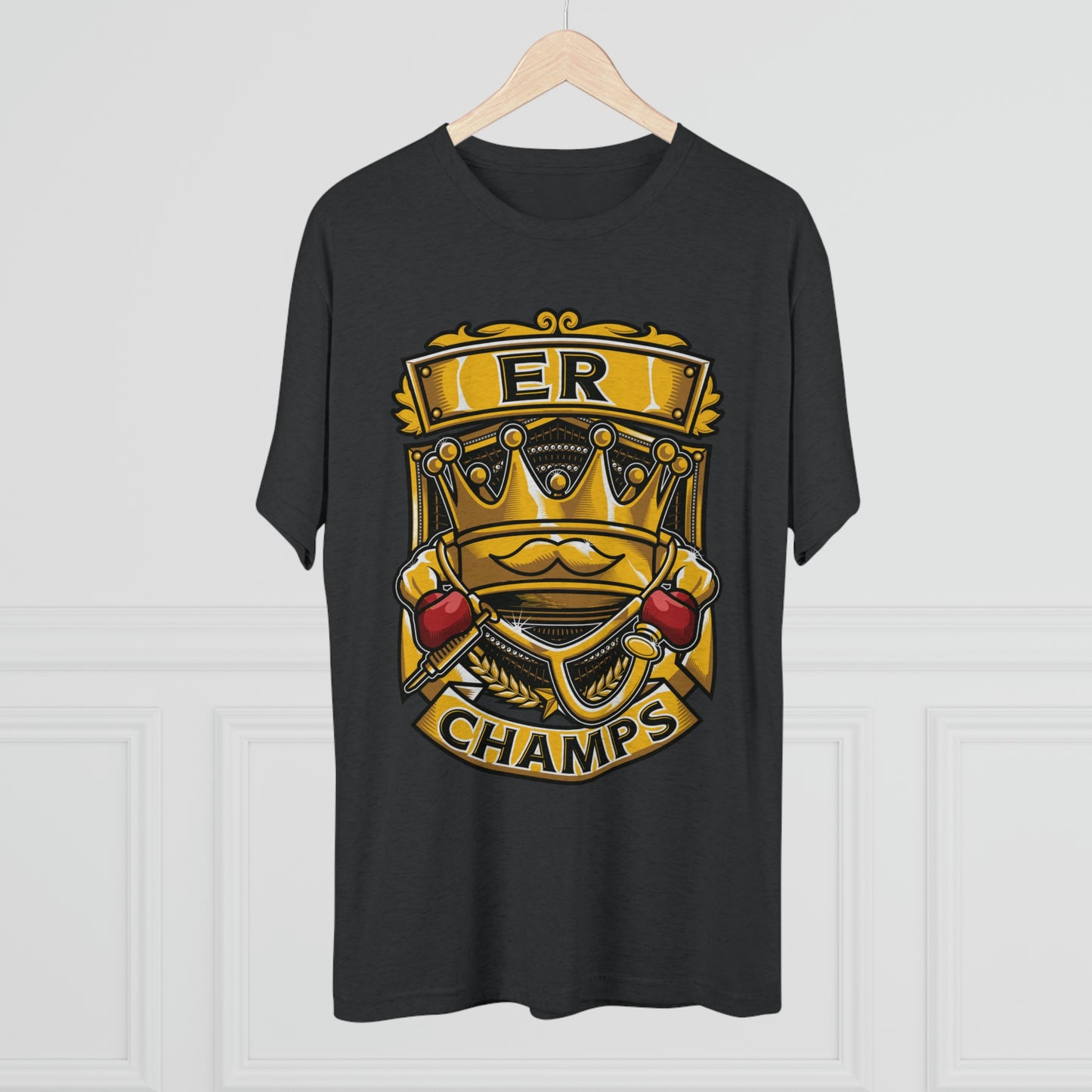 ER CHAMPS - PREMIUM SOFT - Unisex Tri-Blend Crew Tee (Next Level 6010)
