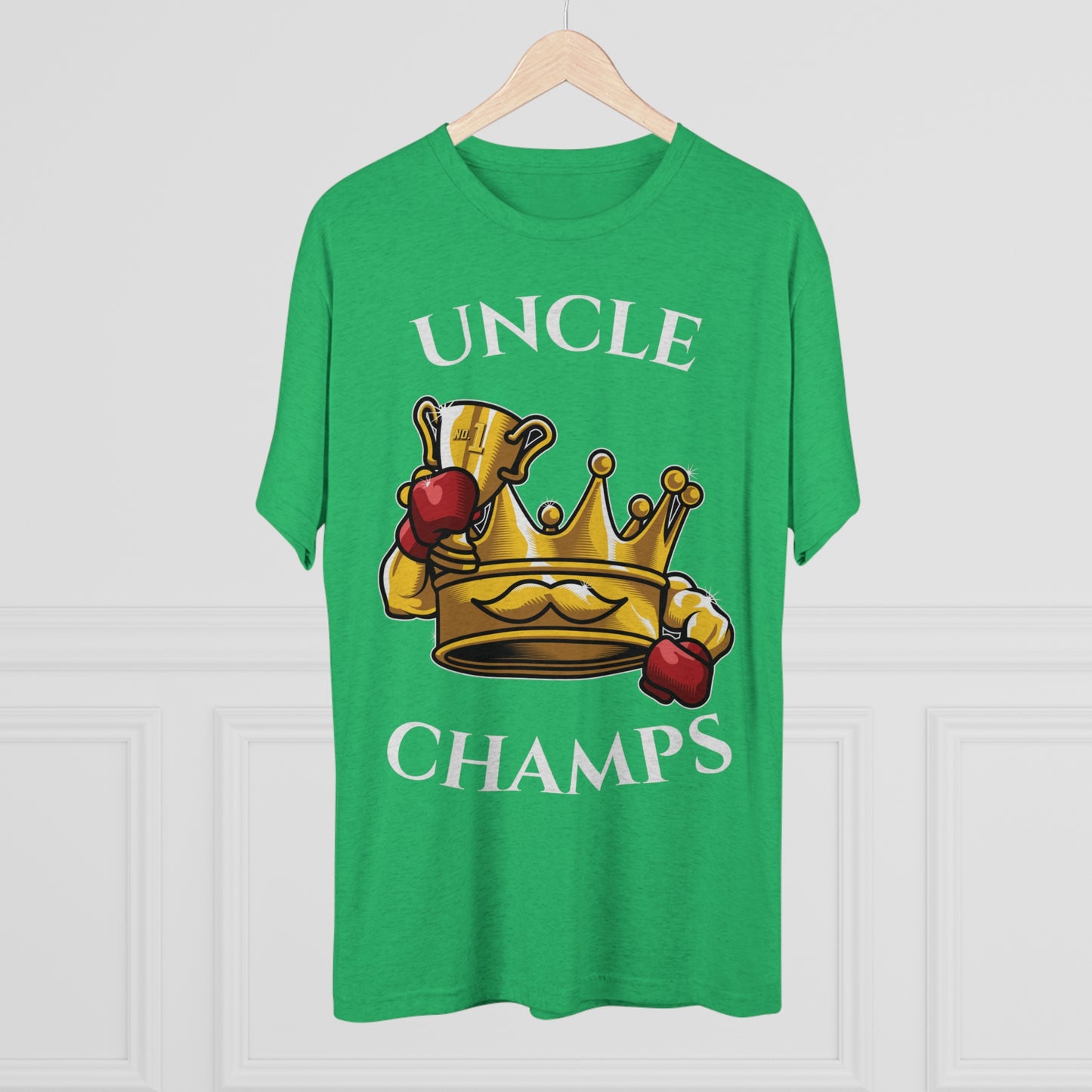 UNCLE CHAMPS - PREMIUM SOFT - Unisex Tri-Blend Crew Tee (Next Level 6010)