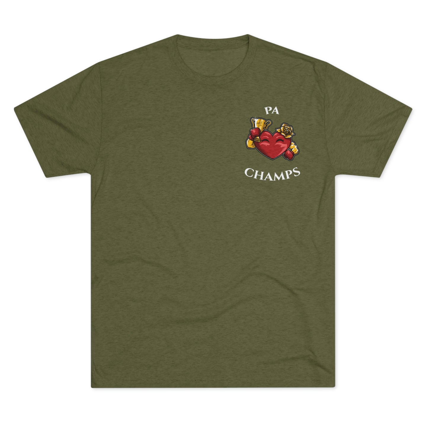 PA CHAMPS (Alternate Small Logo) - PREMIUM SOFT - Unisex Tri-Blend Crew Tee (Next Level 6010)