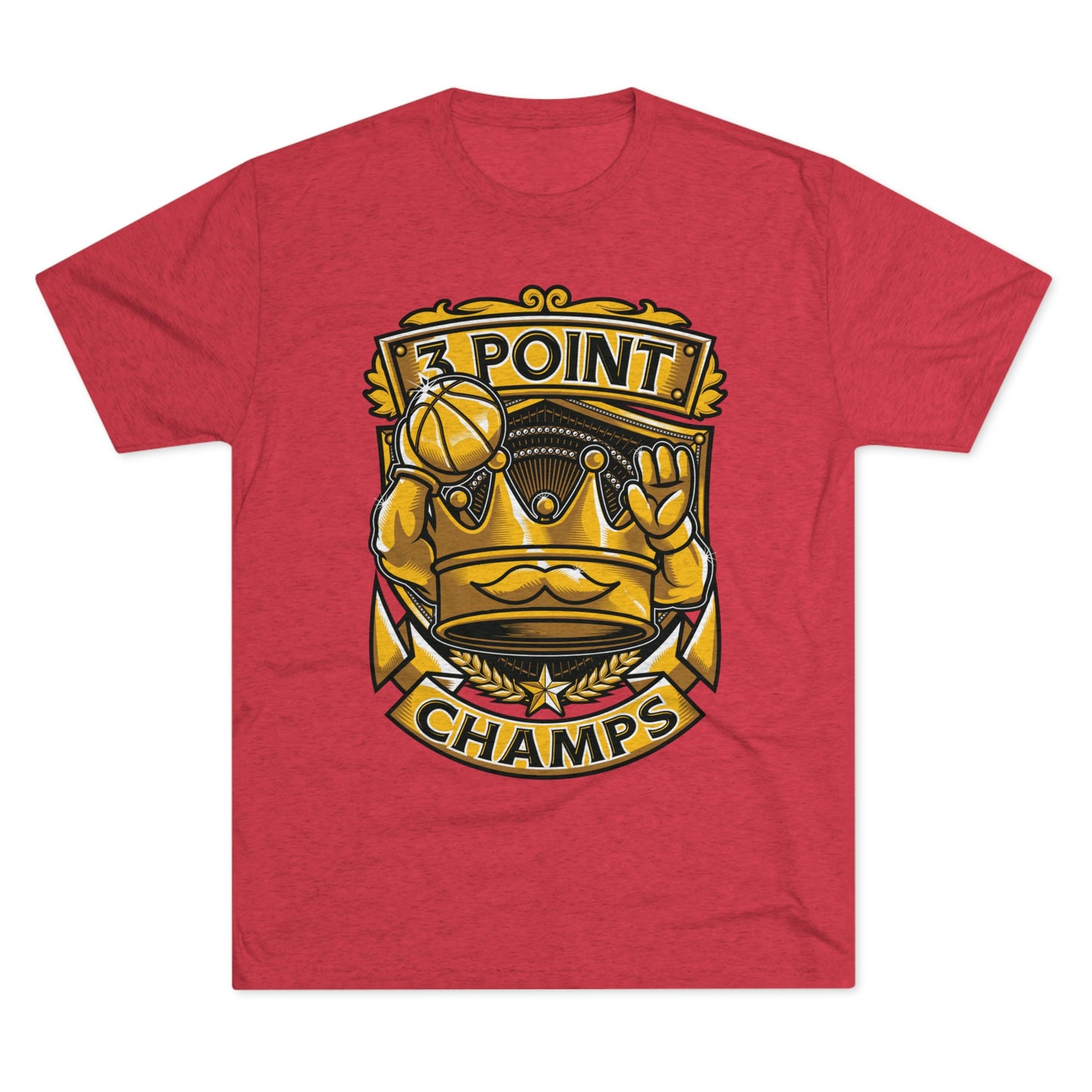 3 POINT CHAMPS - PREMIUM SOFT - Unisex Tri-Blend Crew Tee (Next Level 6010)