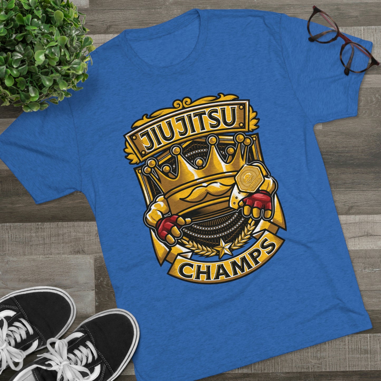 JIUJITSU CHAMPS - PREMIUM SOFT - Unisex Tri-Blend Crew Tee (Next Level 6010)