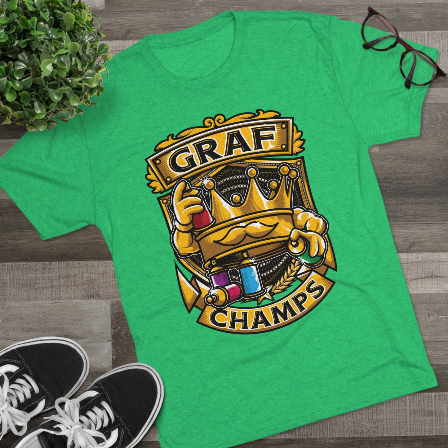 GRAF CHAMPS - PREMIUM SOFT - Unisex Tri-Blend Crew Tee (Next Level 6010)