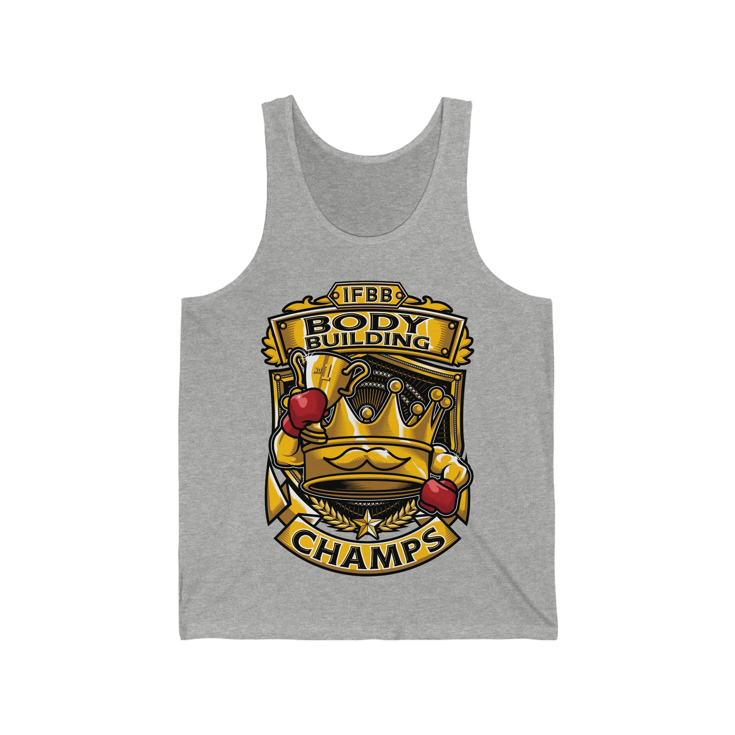 IFBB BODY BUILDING CHAMPS - PREMIUM SOFT - Unisex Jersey Tank (Bella+Canvas 3480)