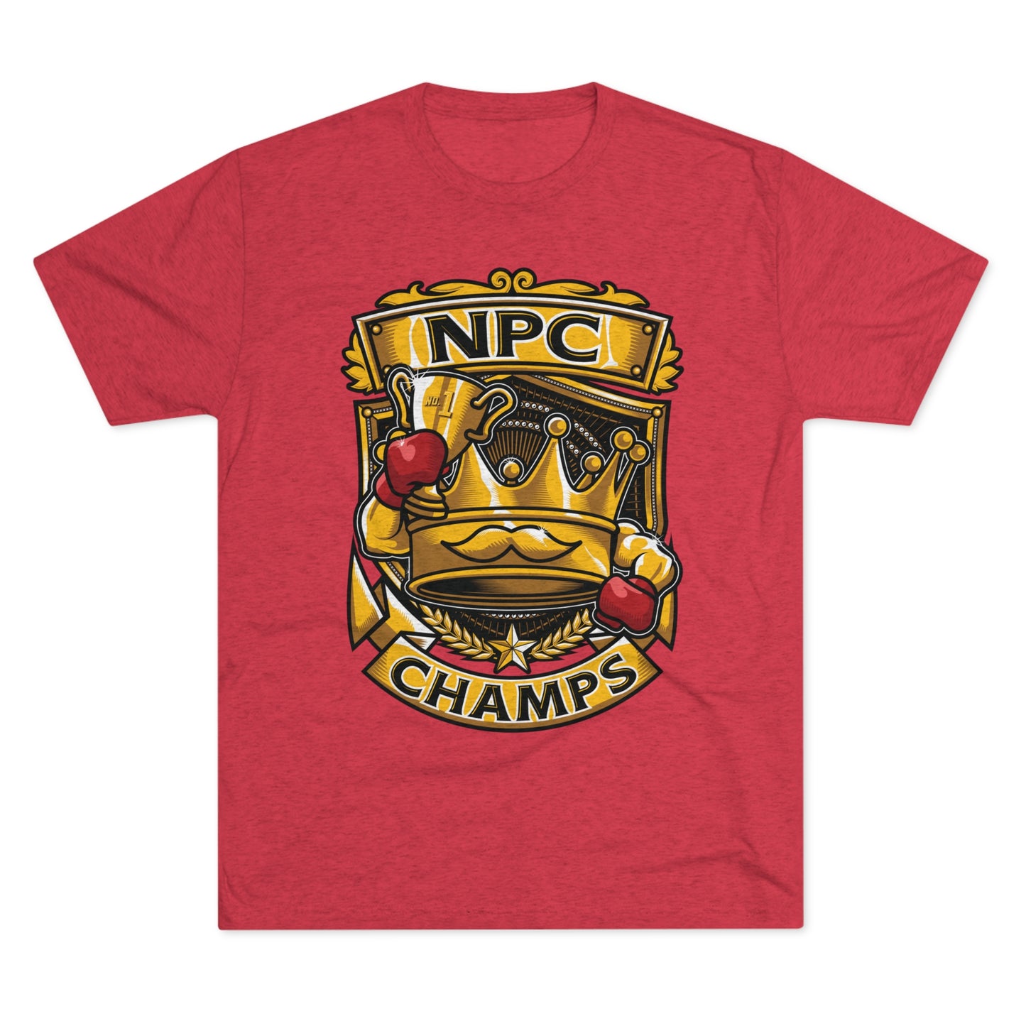 NPC CHAMPS - PREMIUM SOFT - Unisex Tri-Blend Crew Tee (Next Level 6010)