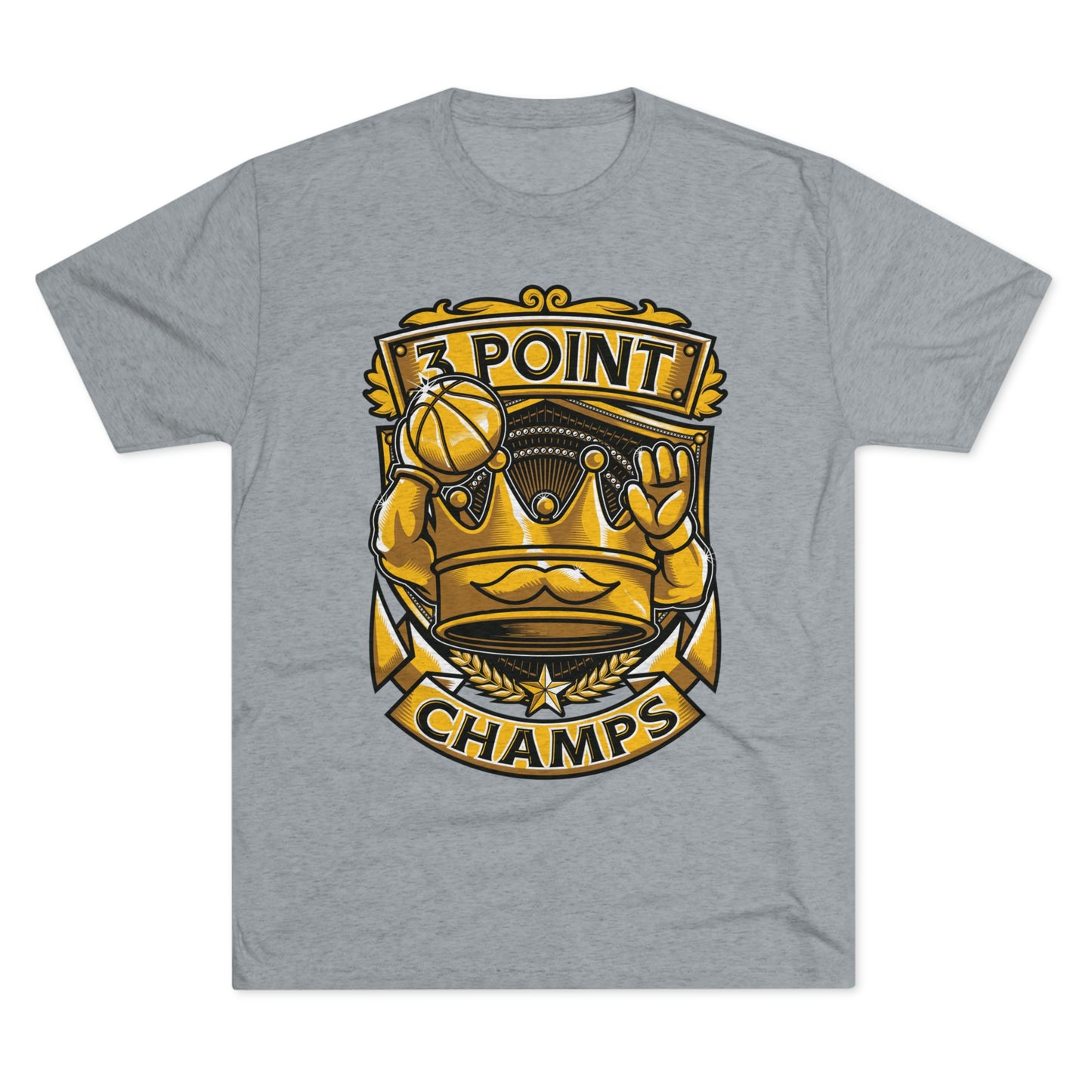 3 POINT CHAMPS - PREMIUM SOFT - Unisex Tri-Blend Crew Tee (Next Level 6010)
