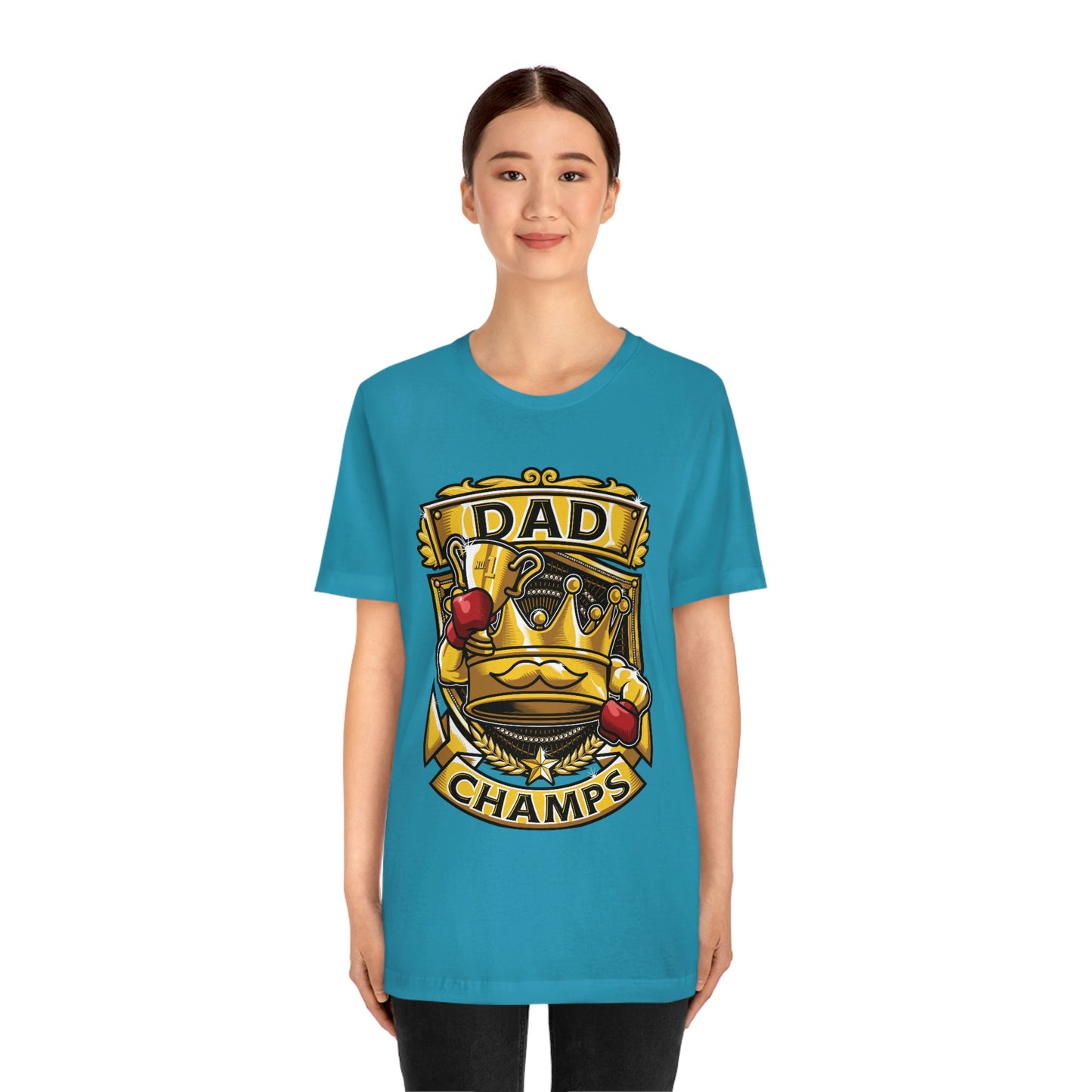 Dad Champs! - Unisex Jersey Short Sleeve Tee (Canvas-Bella)