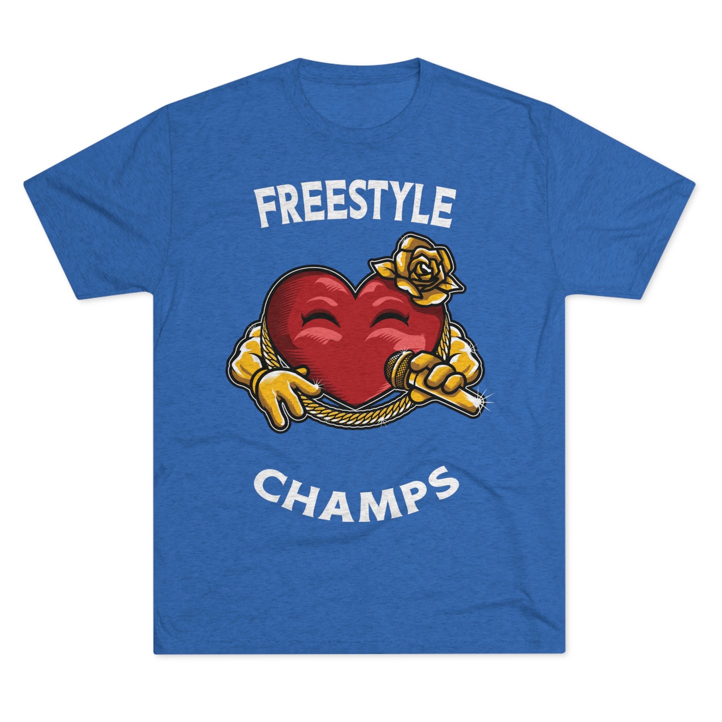 FREESTYLE CHAMPS - PREMIUM SOFT - Unisex Tri-Blend Crew Tee (Next Level 6010)