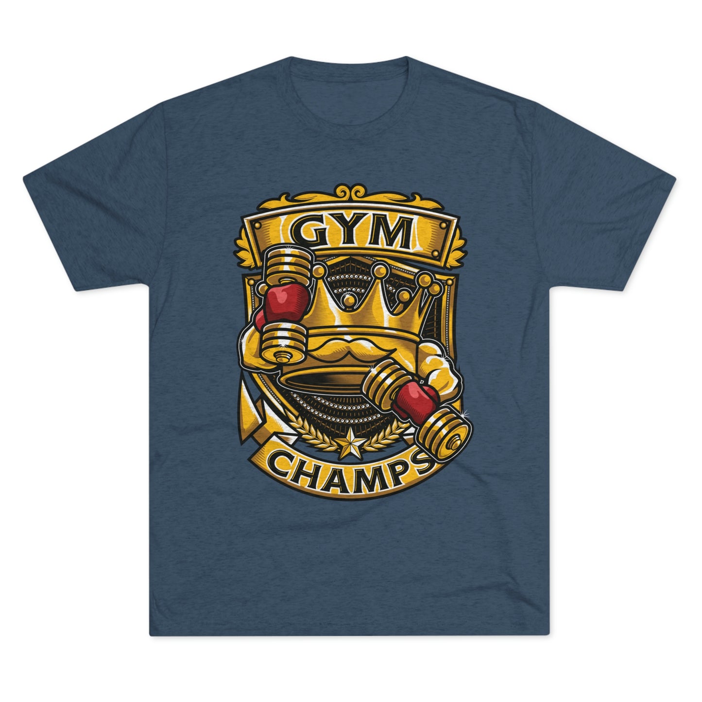 GYM CHAMPS - PREMIUM SOFT - Unisex Tri-Blend Crew Tee (Next Level 6010)