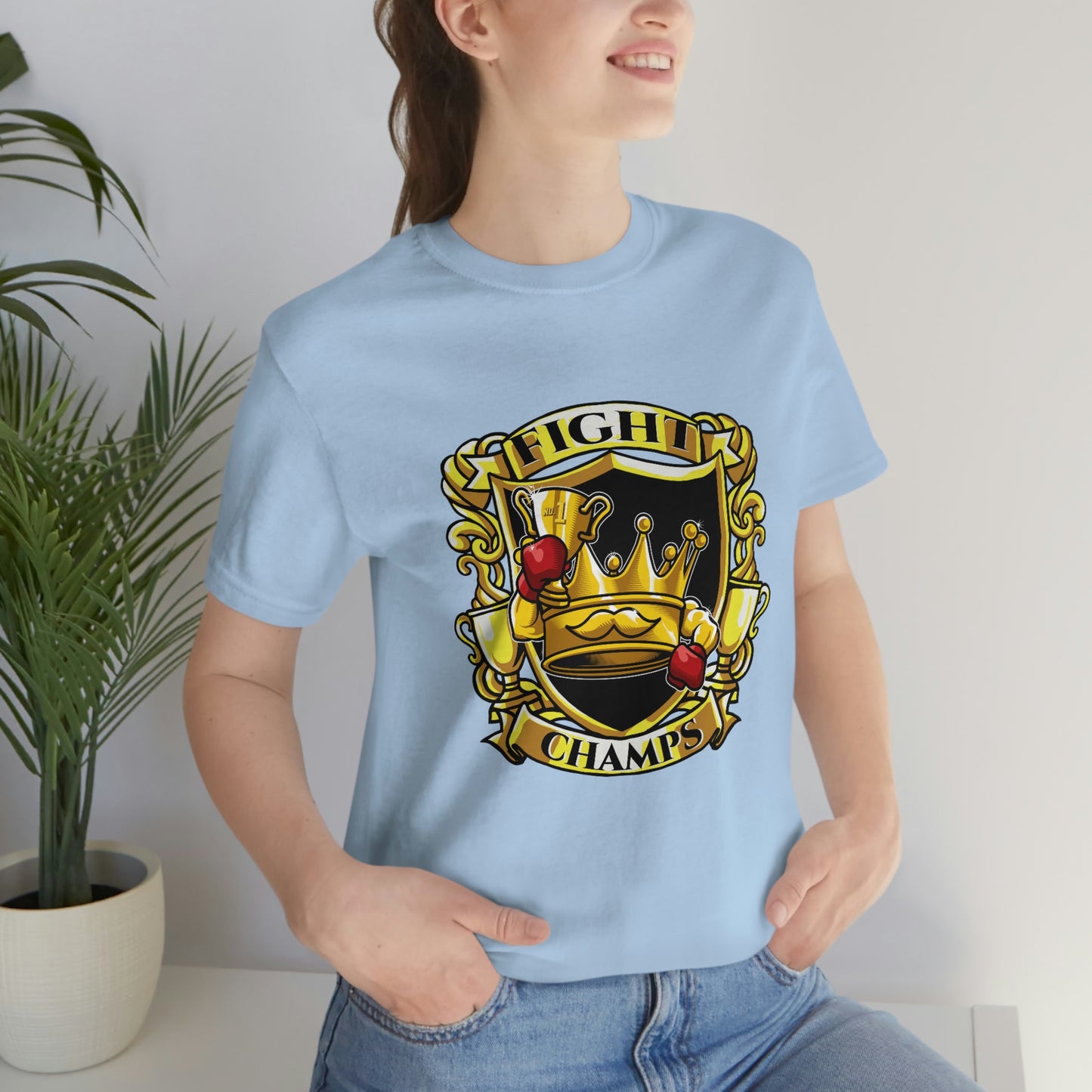 Fight Champs! Unisex Jersey Short Sleeve Tee (Bella+Canvas)