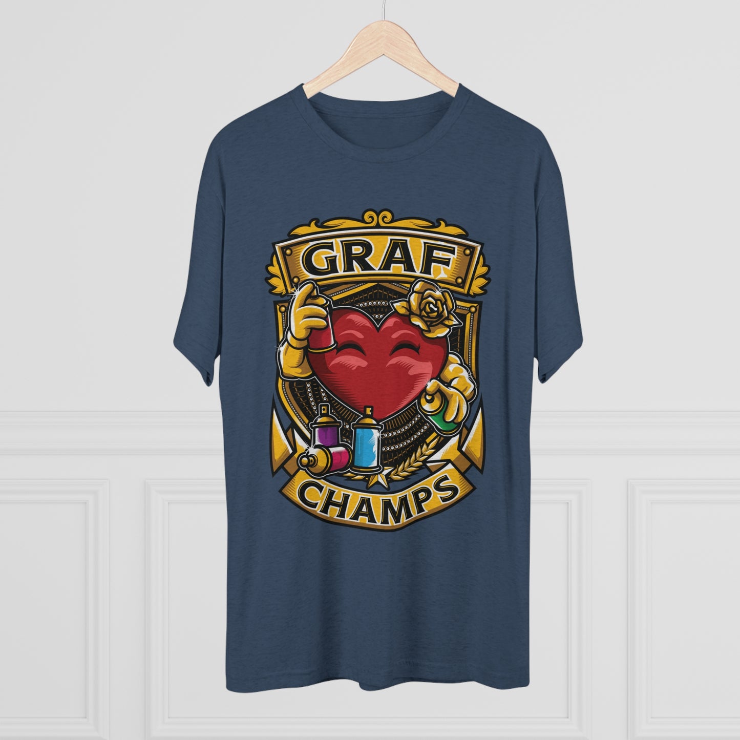 GRAF CHAMPS - PREMIUM SOFT - Unisex Tri-Blend Crew Tee (Next Level 6010)