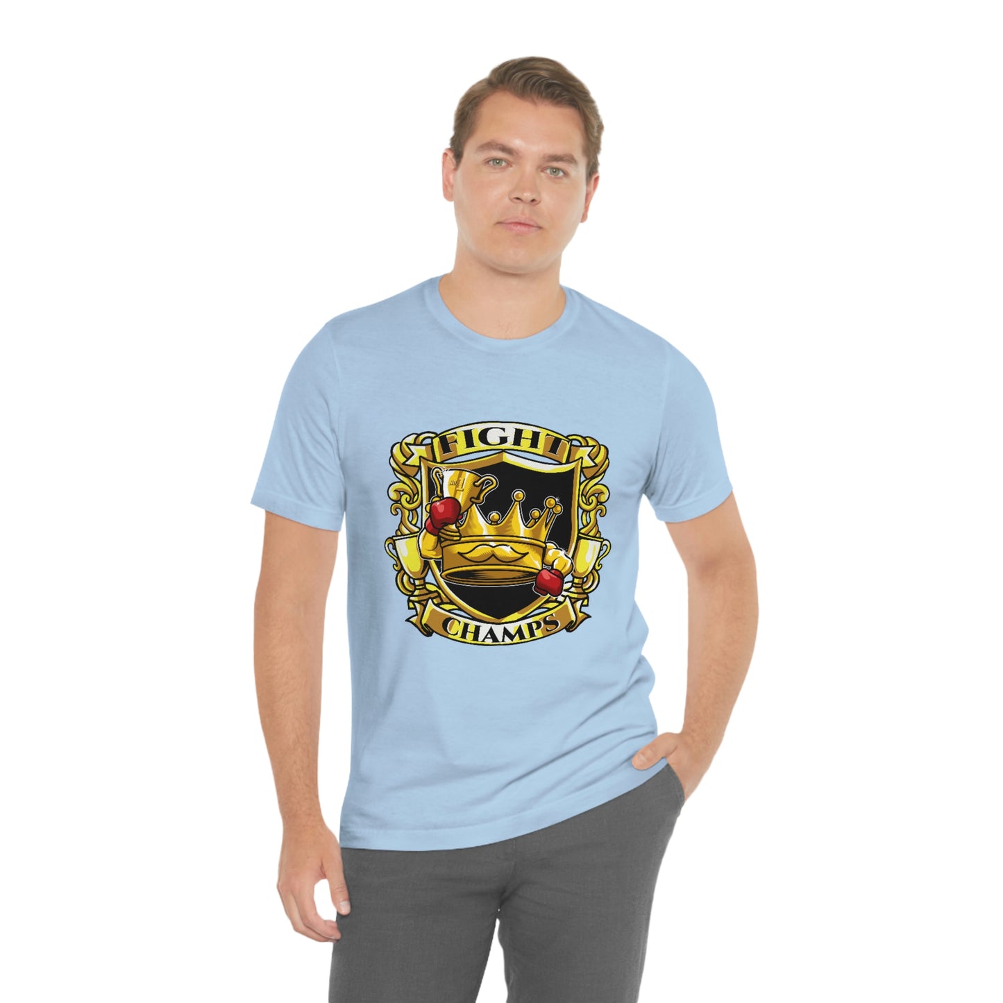 Fight Champs! Unisex Jersey Short Sleeve Tee (Bella+Canvas)