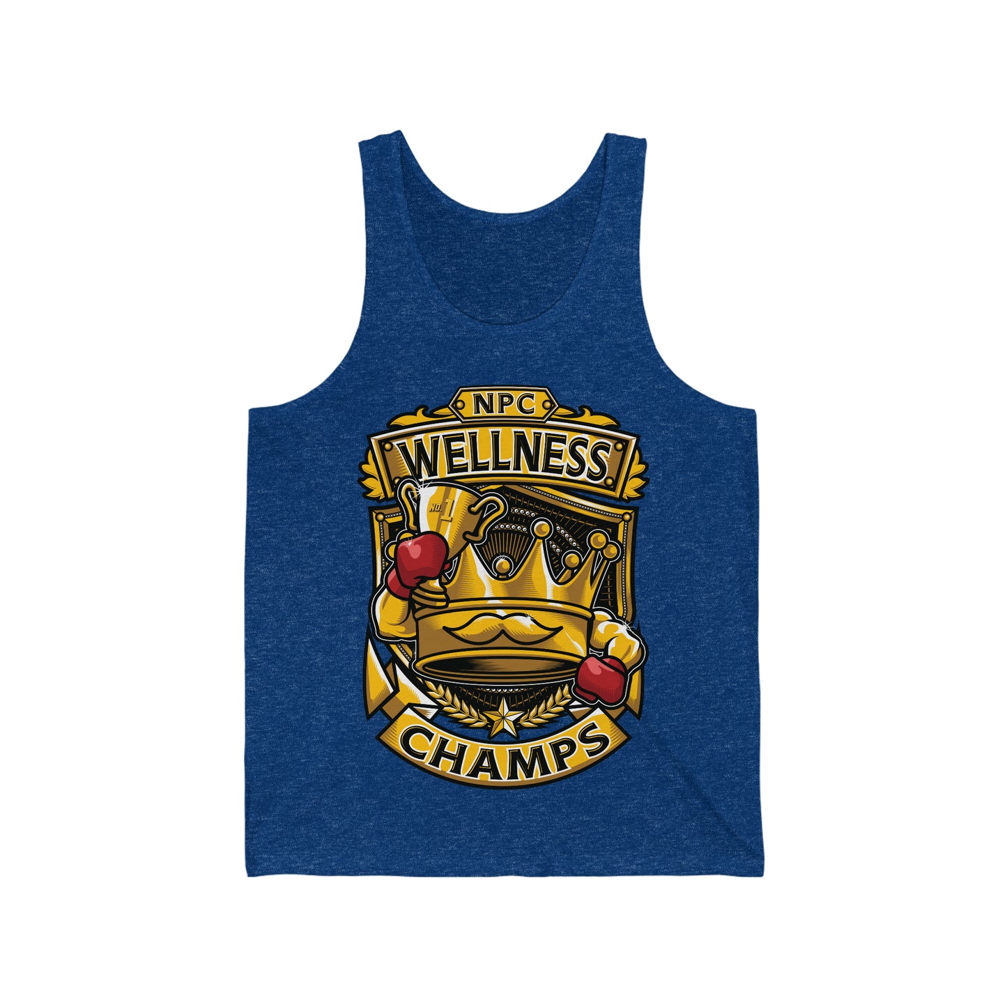 NPC WELLNESS CHAMPS - PREMIUM SOFT - Unisex Jersey Tank (Bella+Canvas 3480)