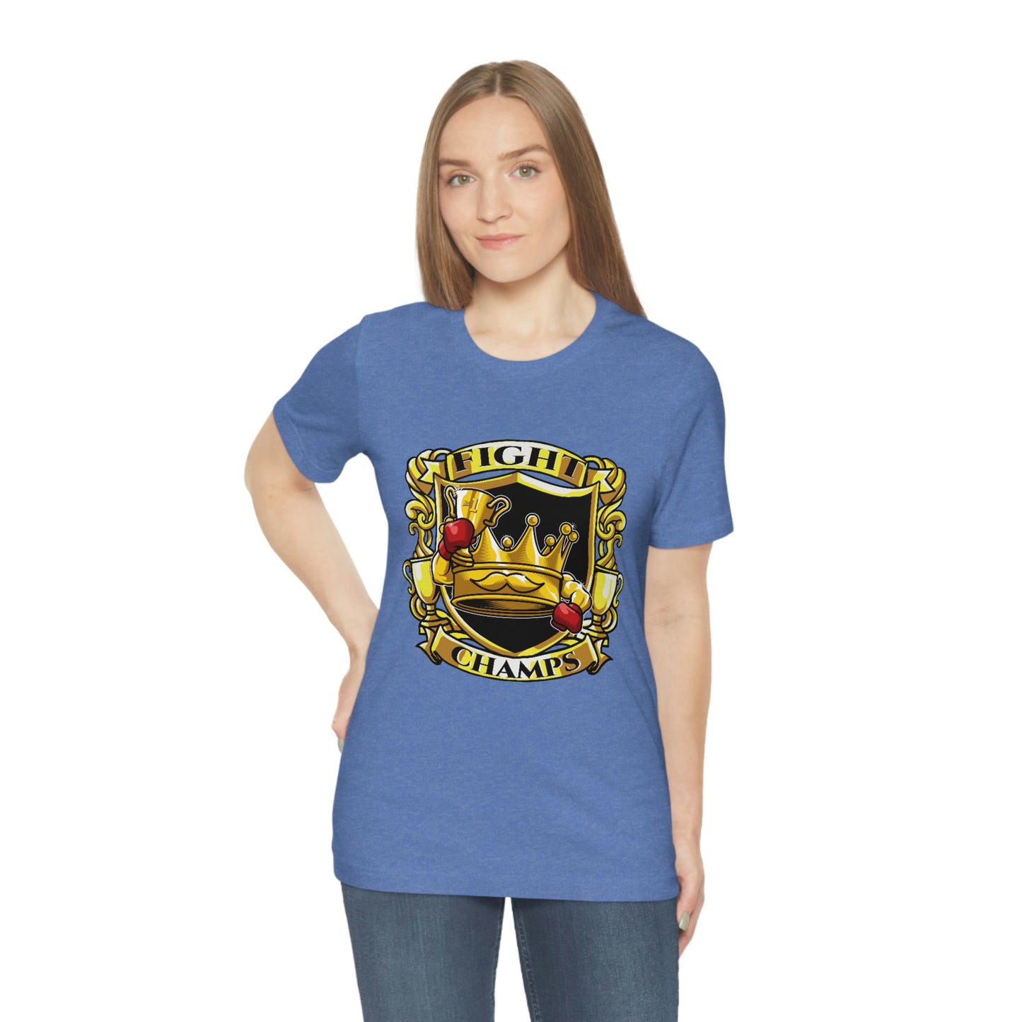 Fight Champs! Unisex Jersey Short Sleeve Tee (Bella+Canvas)
