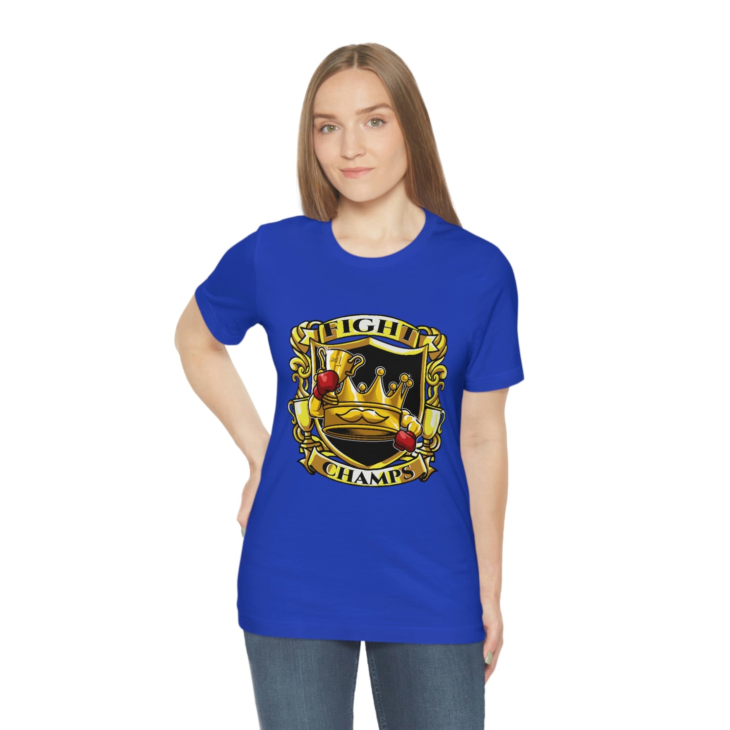 Fight Champs! Unisex Jersey Short Sleeve Tee (Bella+Canvas)