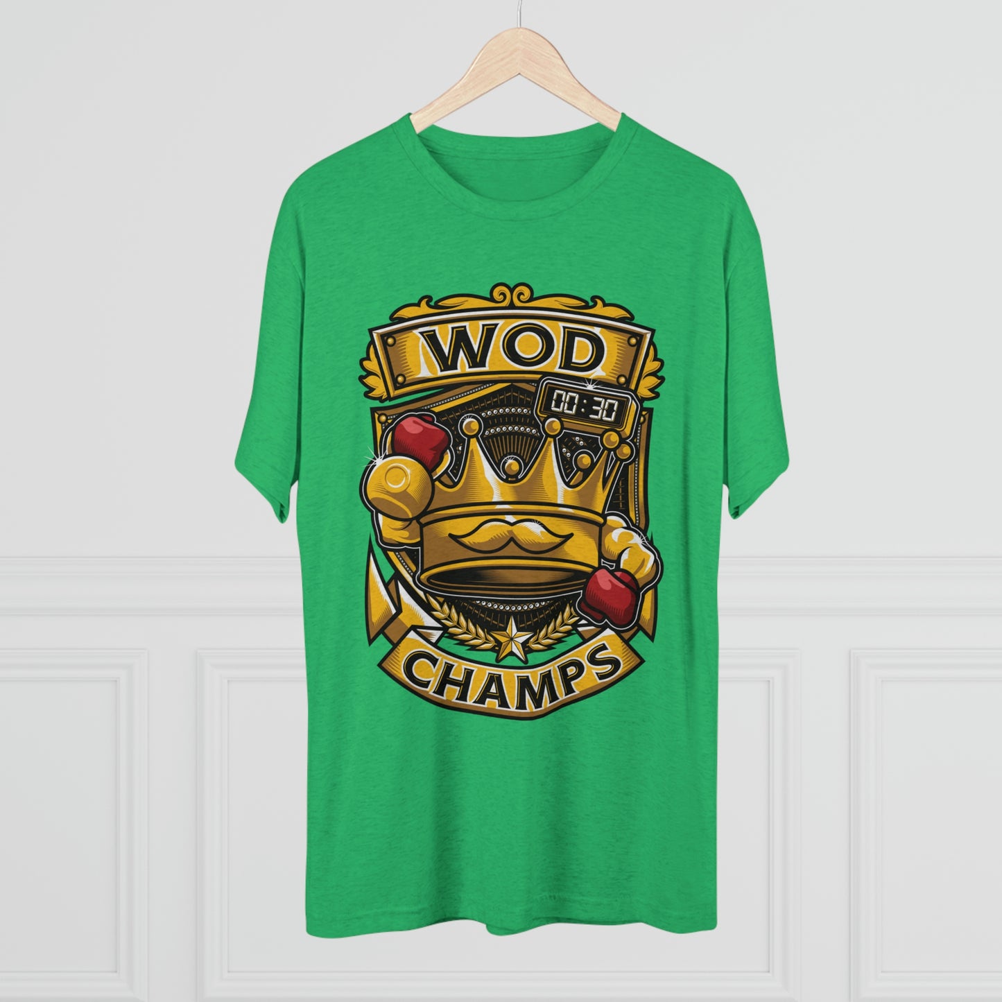 WOD CHAMPS - PREMIUM SOFT - Unisex Tri-Blend Crew Tee (Next Level 6010)