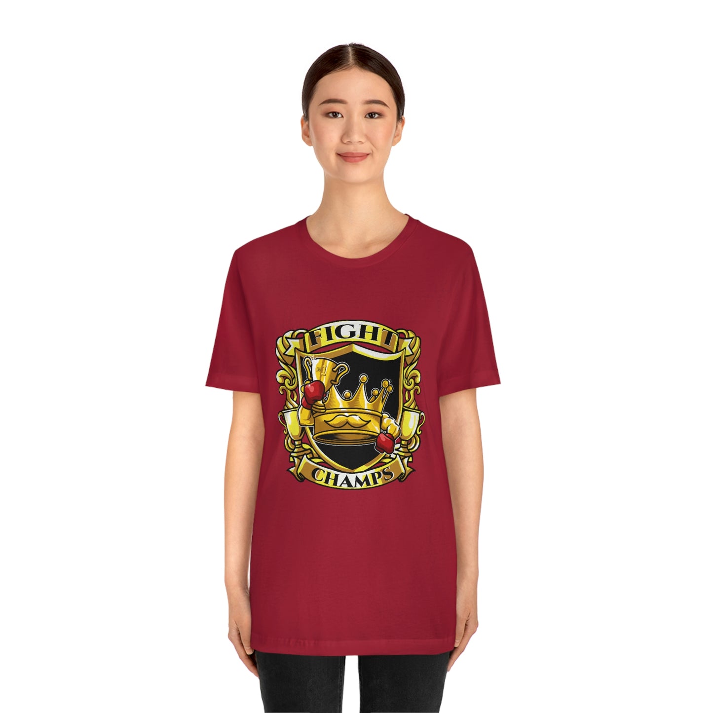 Fight Champs! Unisex Jersey Short Sleeve Tee (Bella+Canvas)