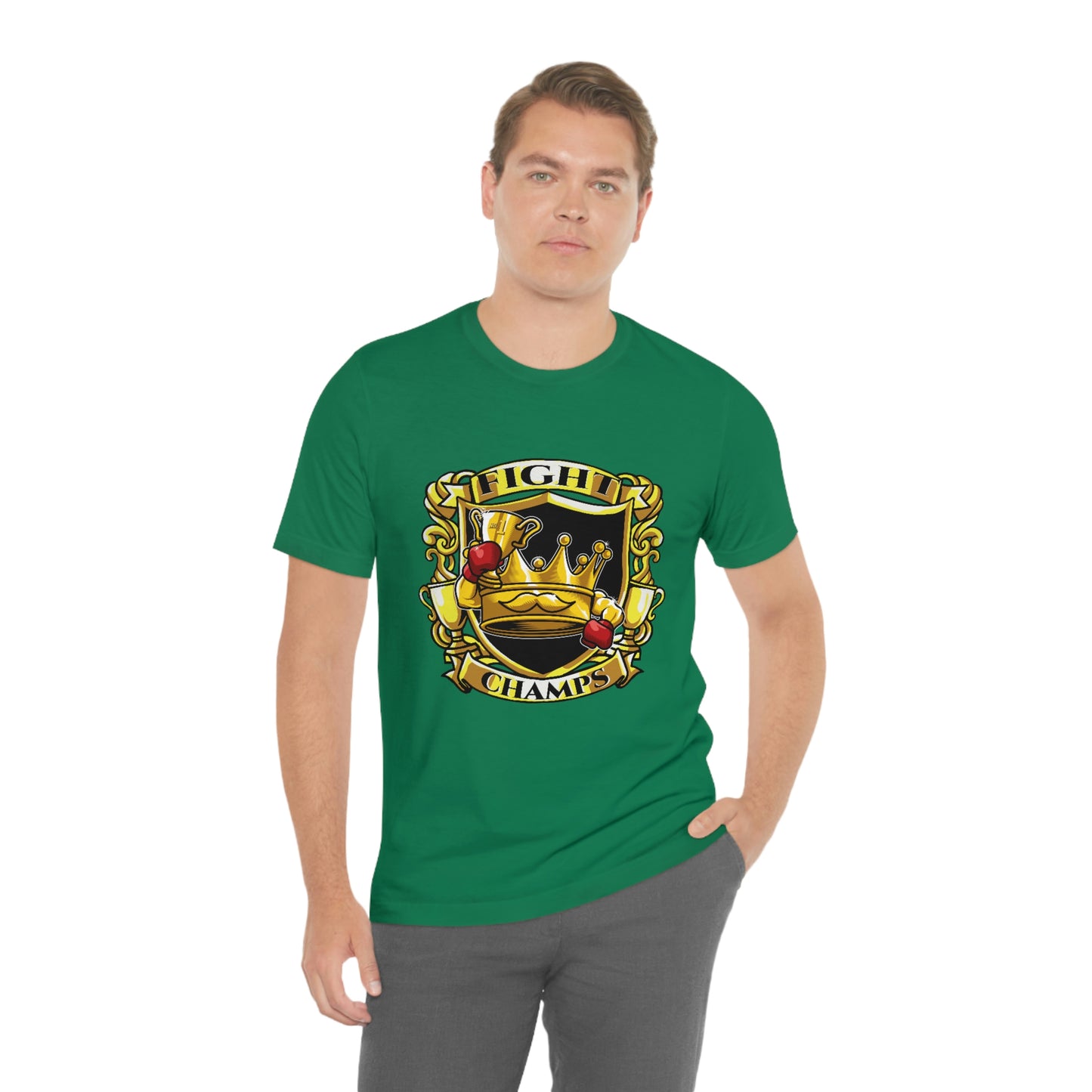 Fight Champs! Unisex Jersey Short Sleeve Tee (Bella+Canvas)
