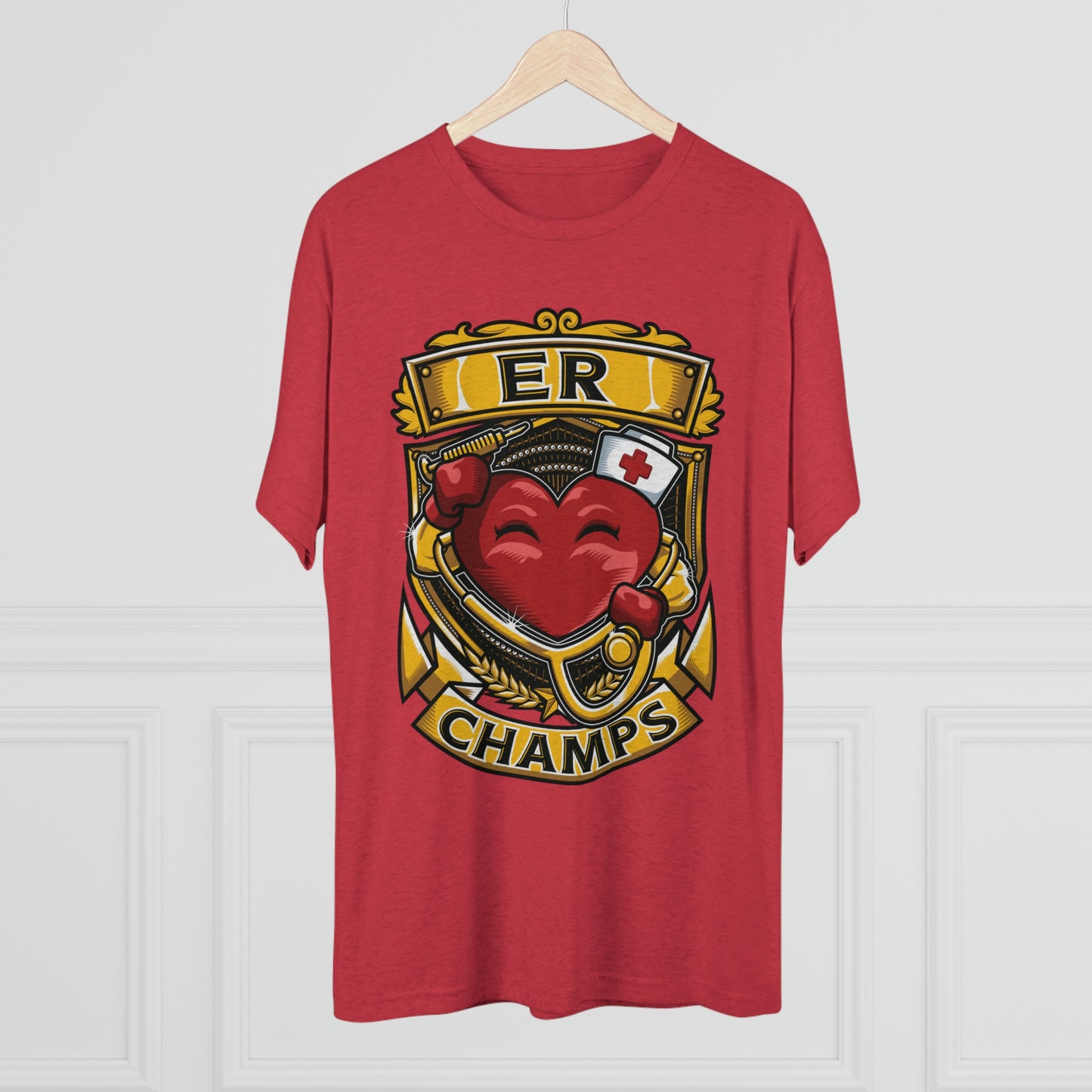 ER CHAMPS - PREMIUM SOFT - Unisex Tri-Blend Crew Tee (Next Level 6010)