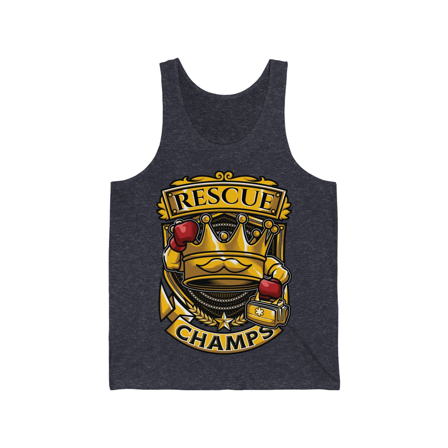 RESCUE CHAMPS - PREMIUM SOFT - Unisex Jersey Tank (Bella+Canvas 3480)