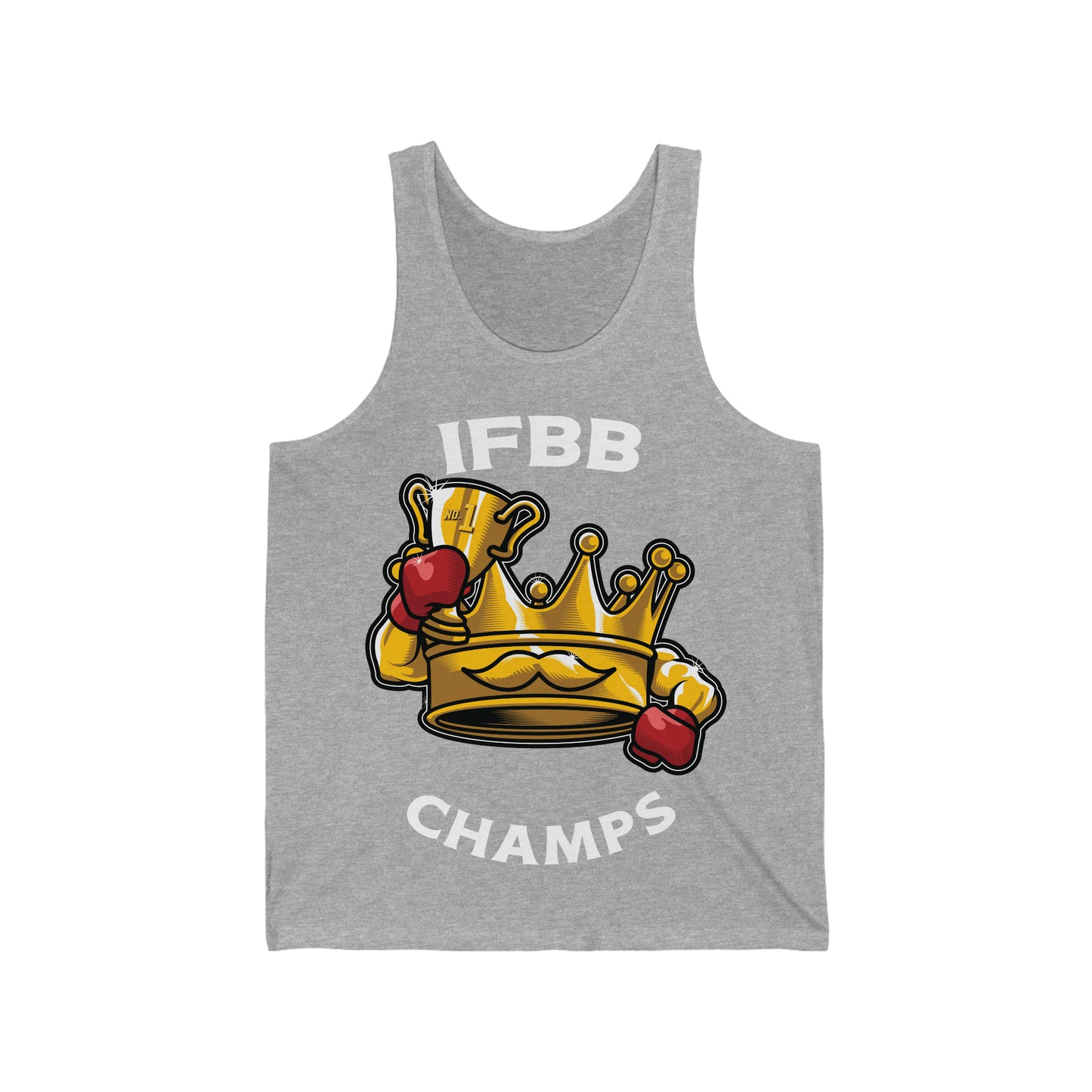 IFBB CHAMPS (v2) - PREMIUM SOFT - Unisex Jersey Tank (Bella+Canvas 3480)