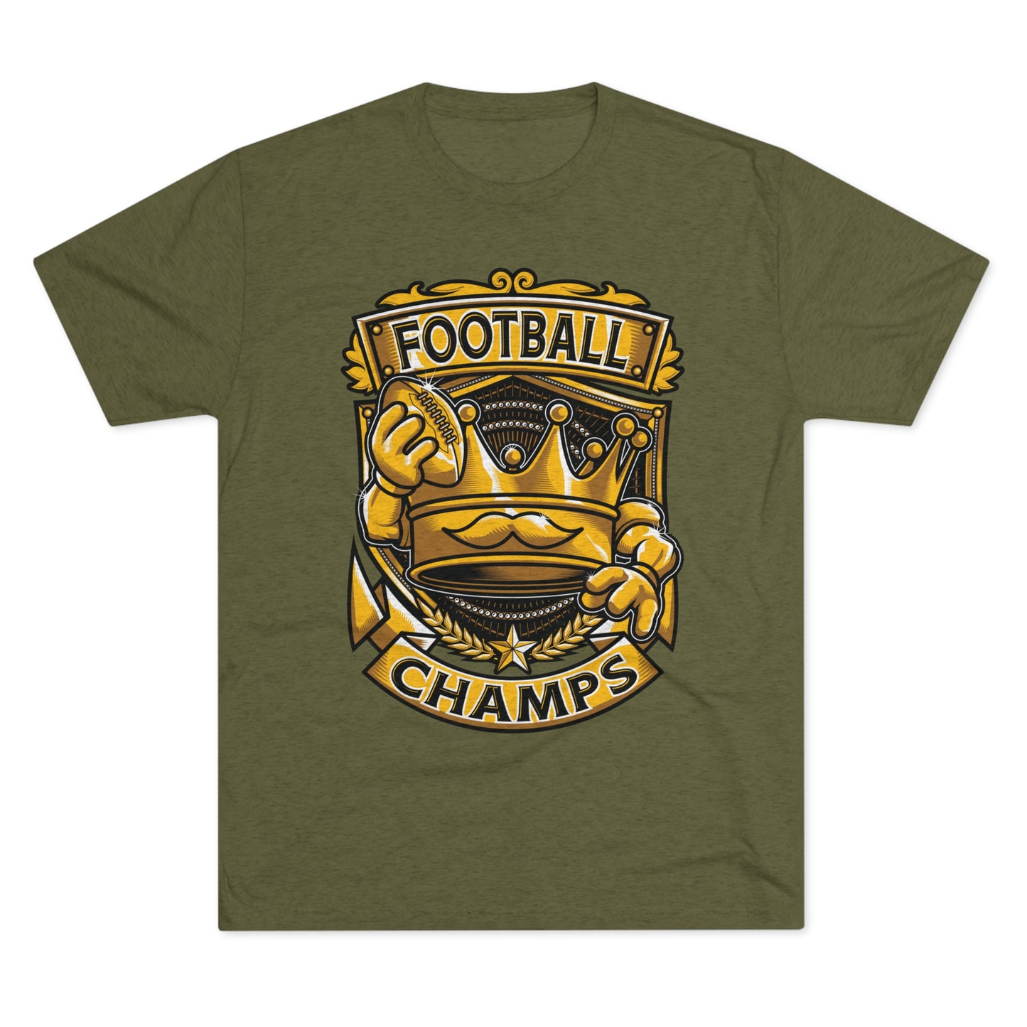 FOOTBALL CHAMPS - PREMIUM SOFT - Unisex Tri-Blend Crew Tee (Next Level 6010)