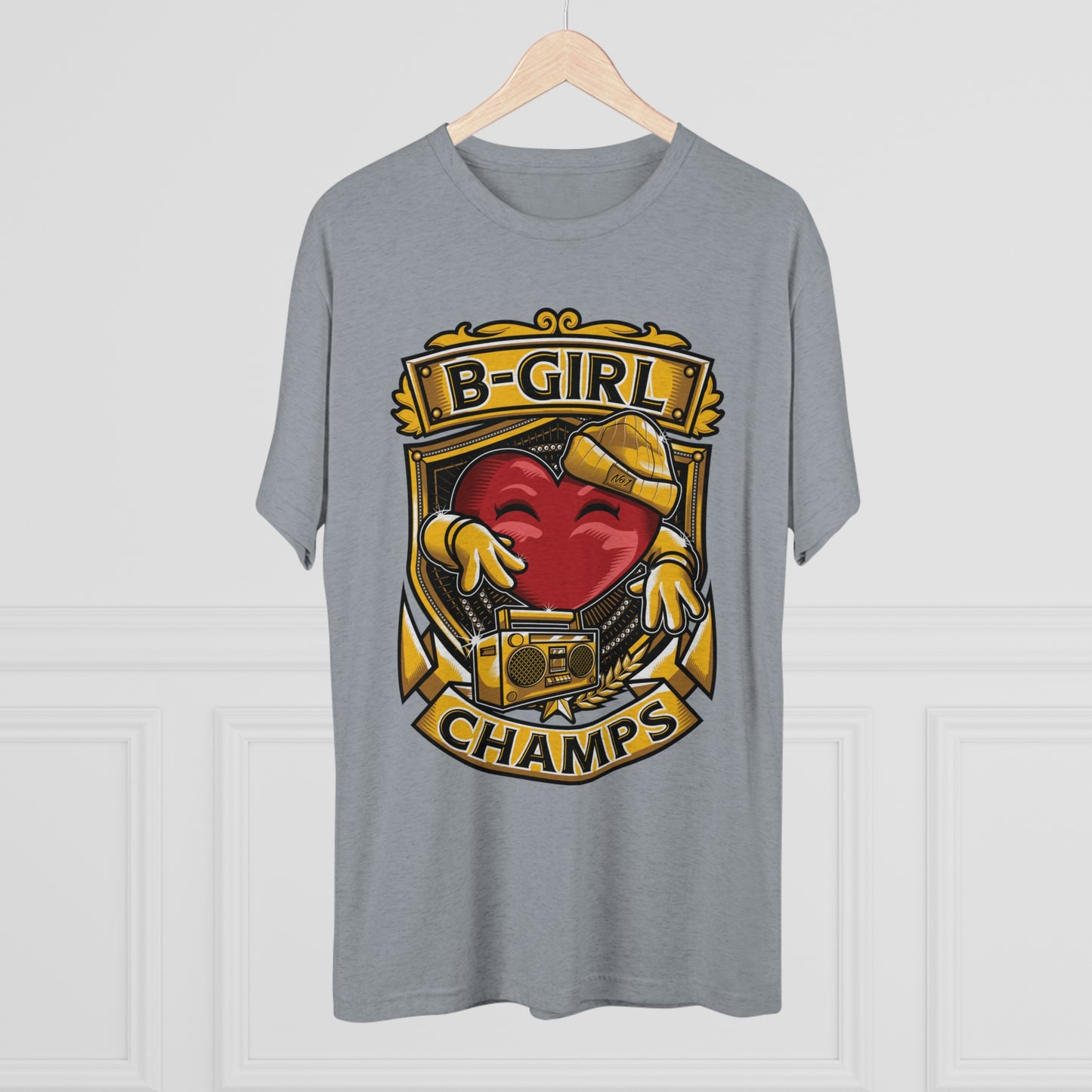 B-GIRL CHAMPS - PREMIUM SOFT - Unisex Tri-Blend Crew Tee (Next Level 6010)