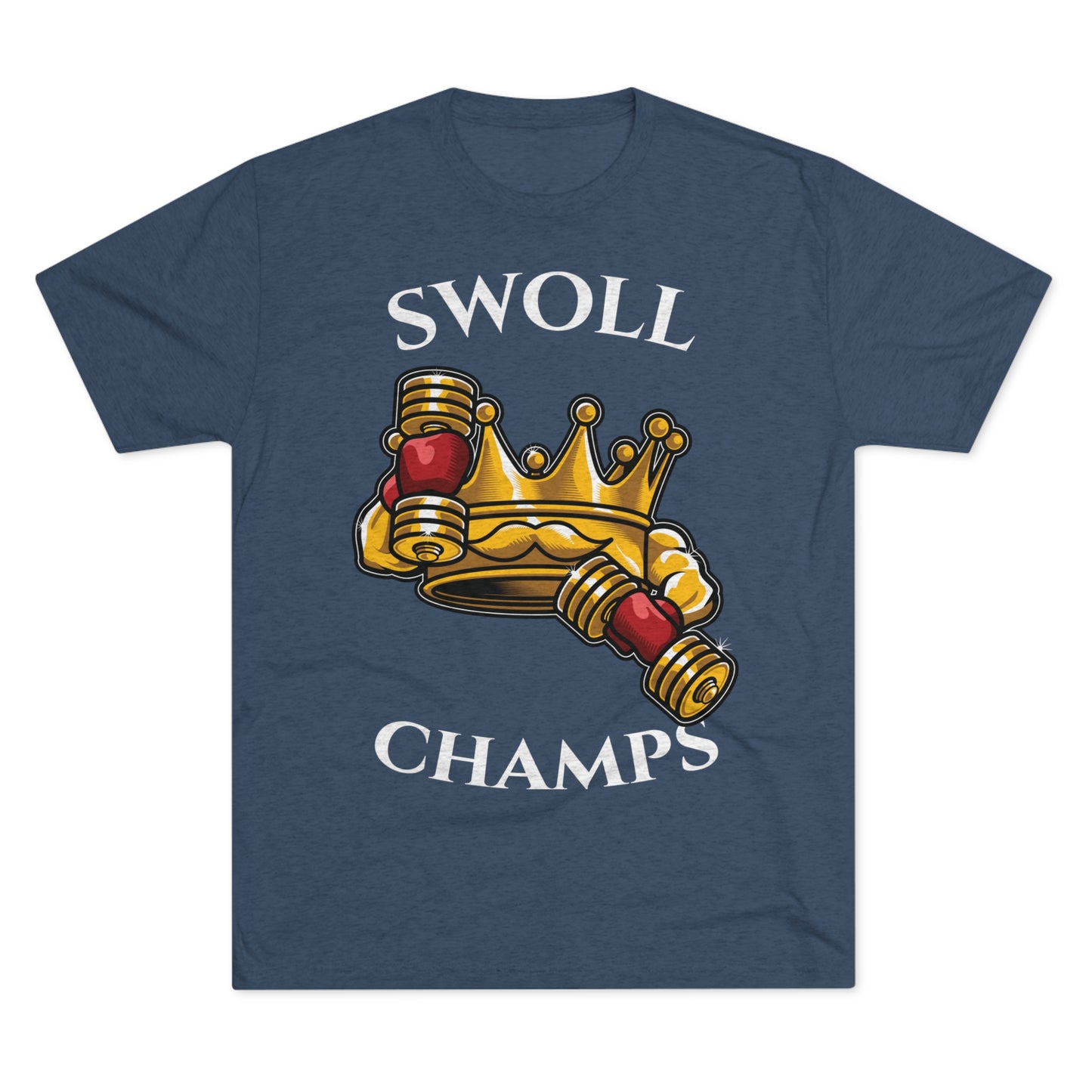SWOLL CHAMPS - PREMIUM SOFT - Unisex Tri-Blend Crew Tee (Next Level 6010)