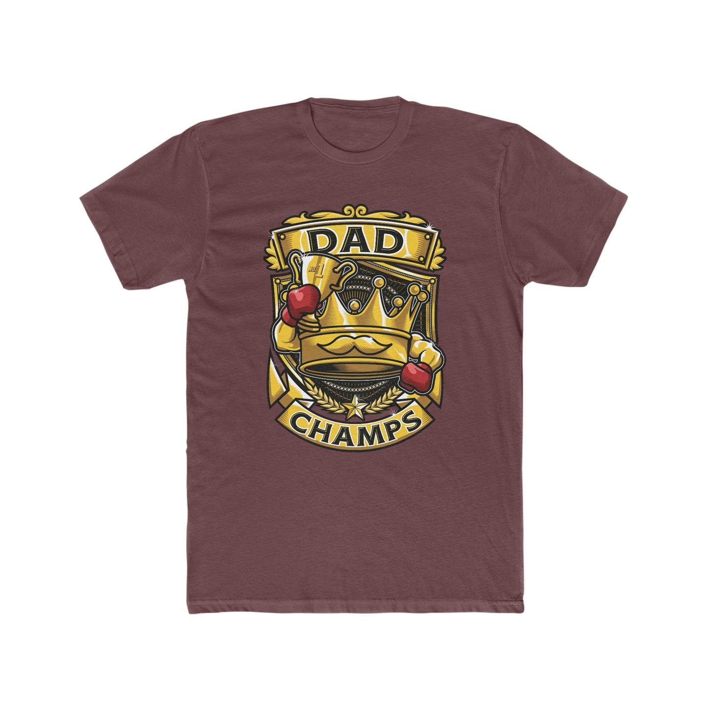 Dad Champs! - Men's Cotton Crew Tee (Next Level)