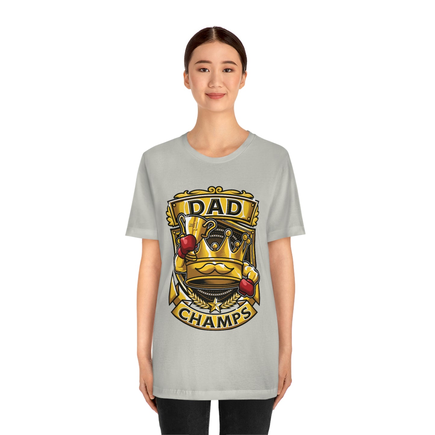 Dad Champs! - Unisex Jersey Short Sleeve Tee (Canvas-Bella)