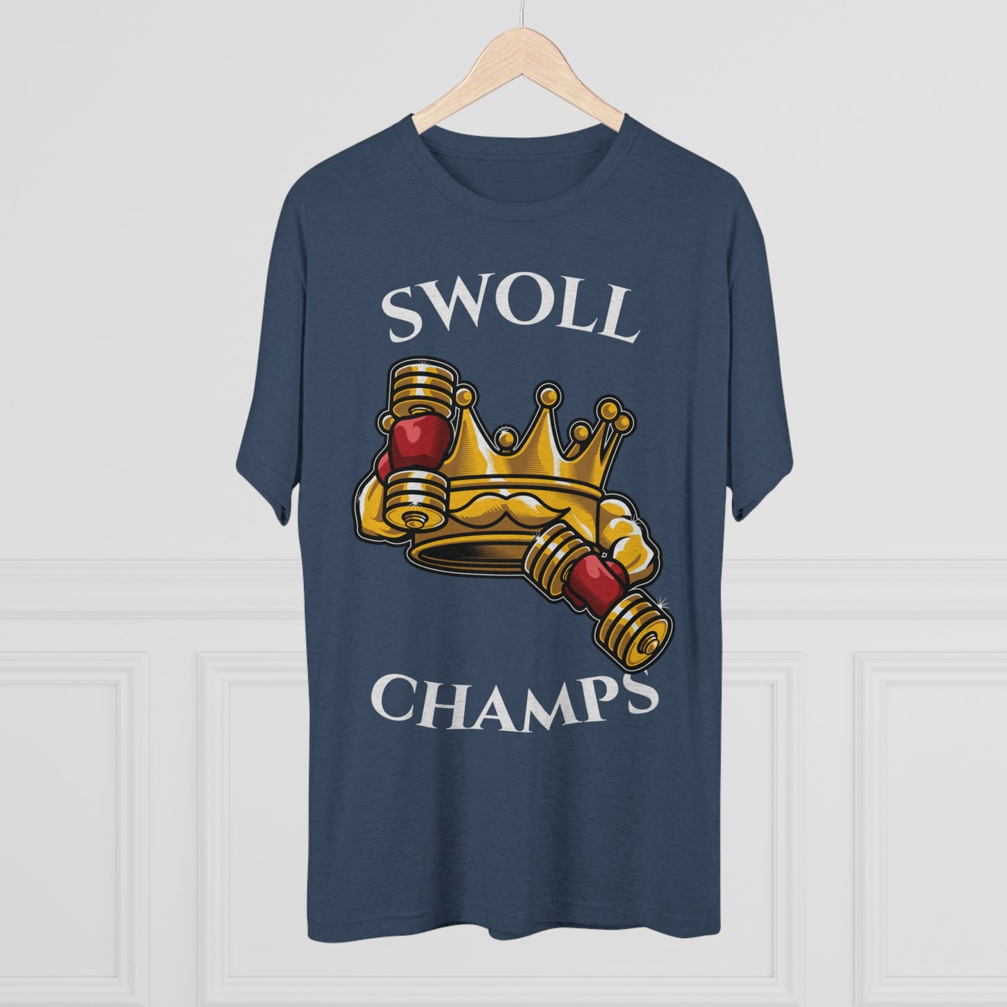 SWOLL CHAMPS - PREMIUM SOFT - Unisex Tri-Blend Crew Tee (Next Level 6010)
