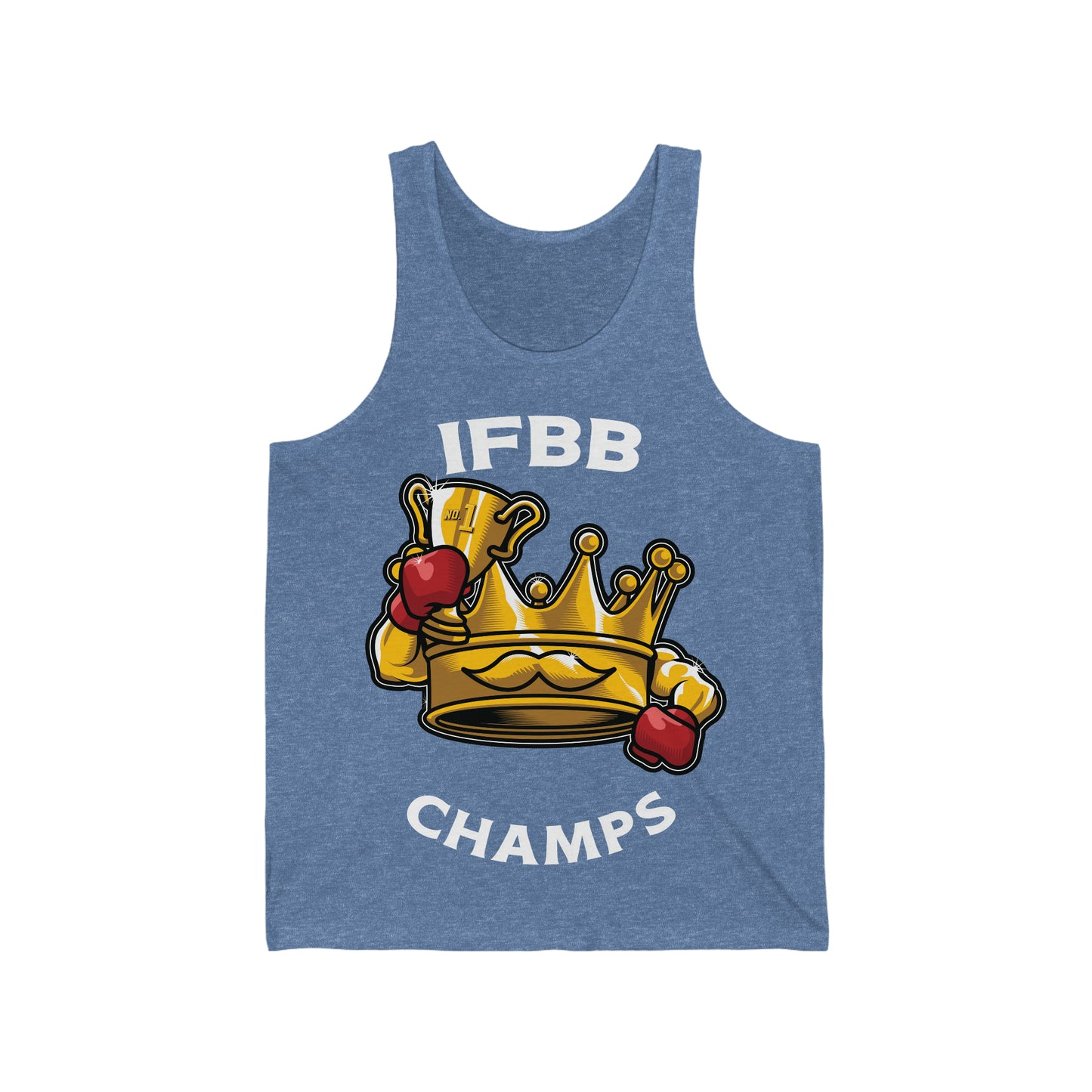 IFBB CHAMPS (v2) - PREMIUM SOFT - Unisex Jersey Tank (Bella+Canvas 3480)