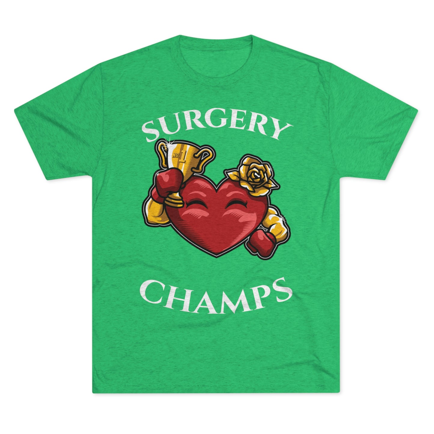 SURGERY CHAMPS (Alternate Logo) - PREMIUM SOFT - Unisex Tri-Blend Crew Tee (Next Level 6010)