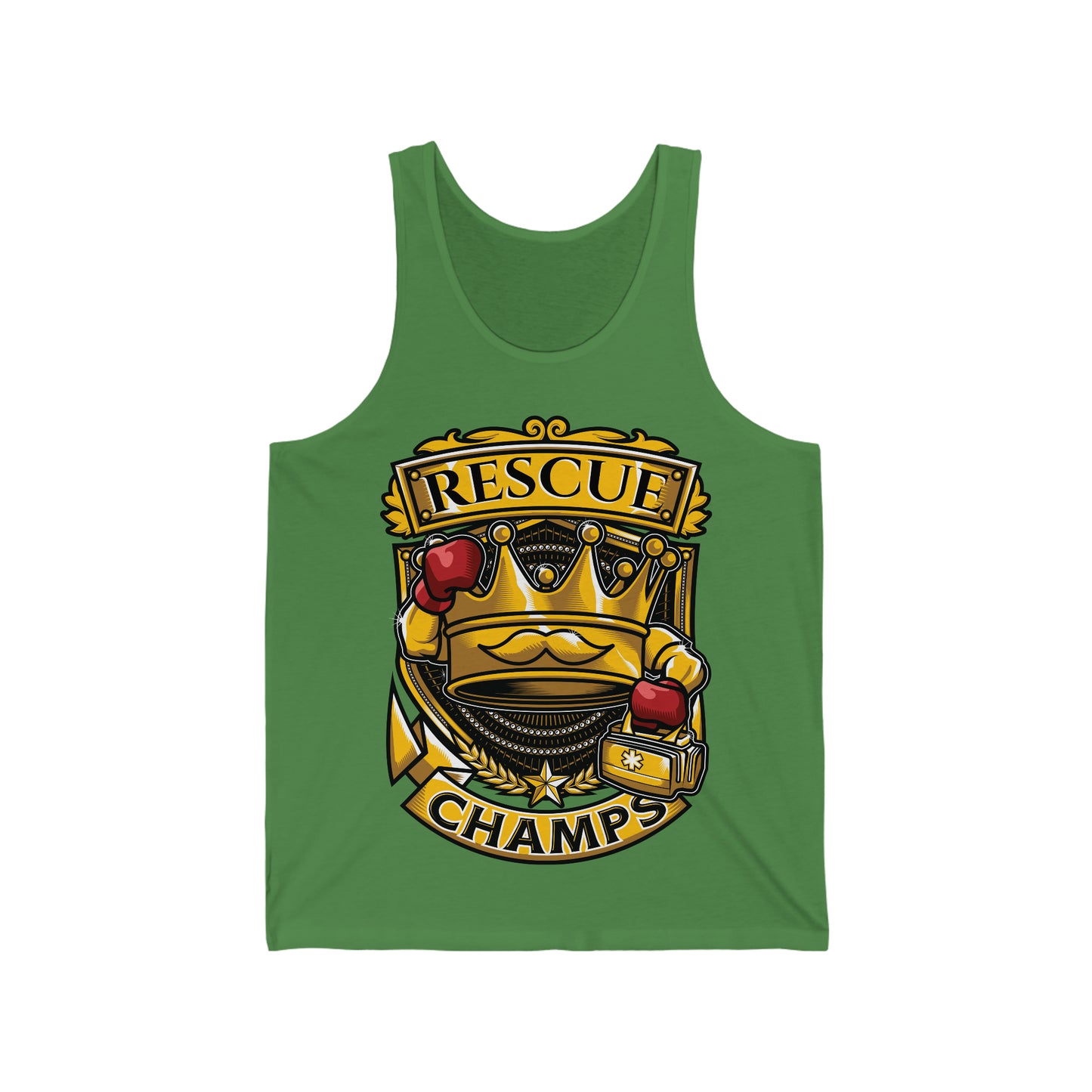 RESCUE CHAMPS - PREMIUM SOFT - Unisex Jersey Tank (Bella+Canvas 3480)