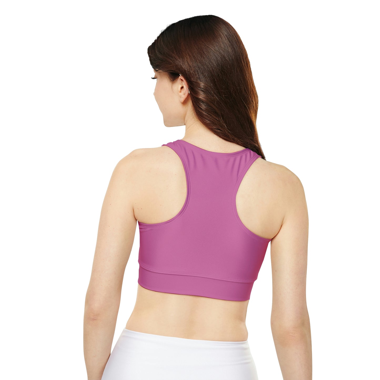 TRACK CHAMPS (Pink) - Fully Lined, Padded Sports Bra