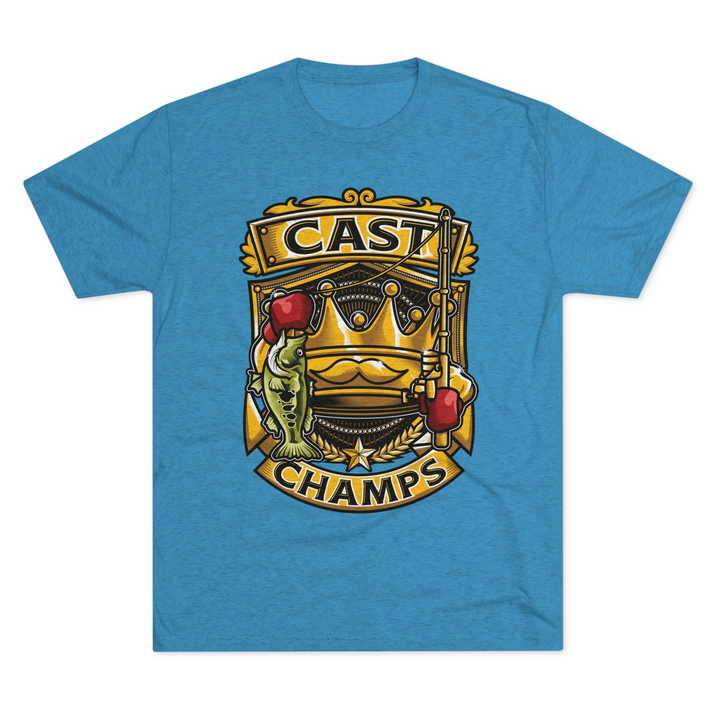 CAST CHAMPS - PREMIUM SOFT - Unisex Tri-Blend Crew Tee (Next Level 6010)
