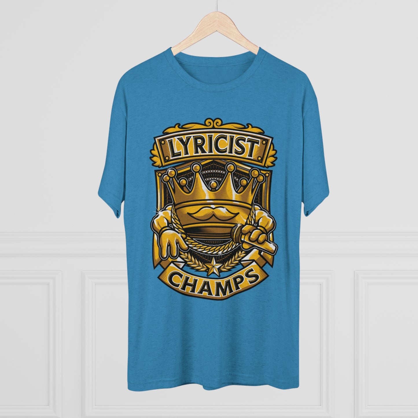 LYRICIST CHAMPS - PREMIUM SOFT - Unisex Tri-Blend Crew Tee (Next Level 6010)