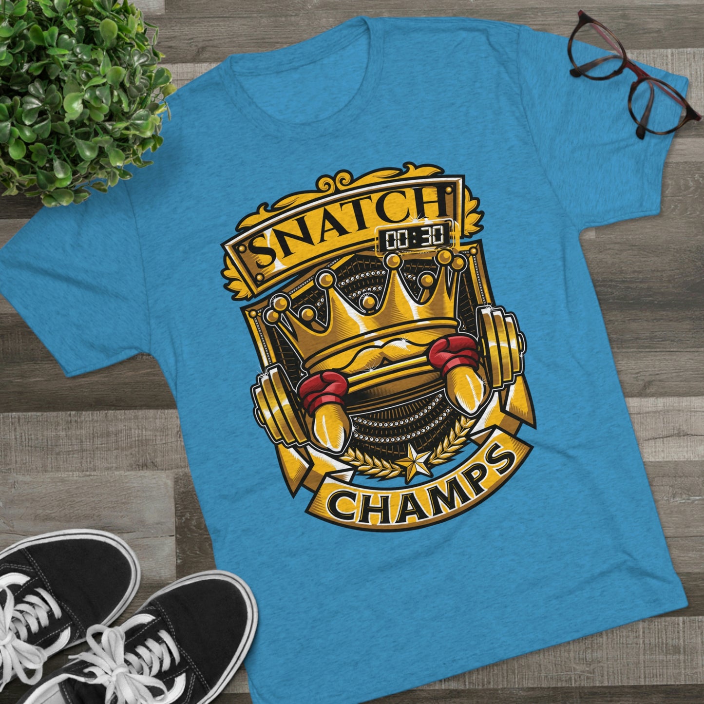 SNATCH CHAMPS - PREMIUM SOFT - Unisex Tri-Blend Crew Tee (Next Level 6010)