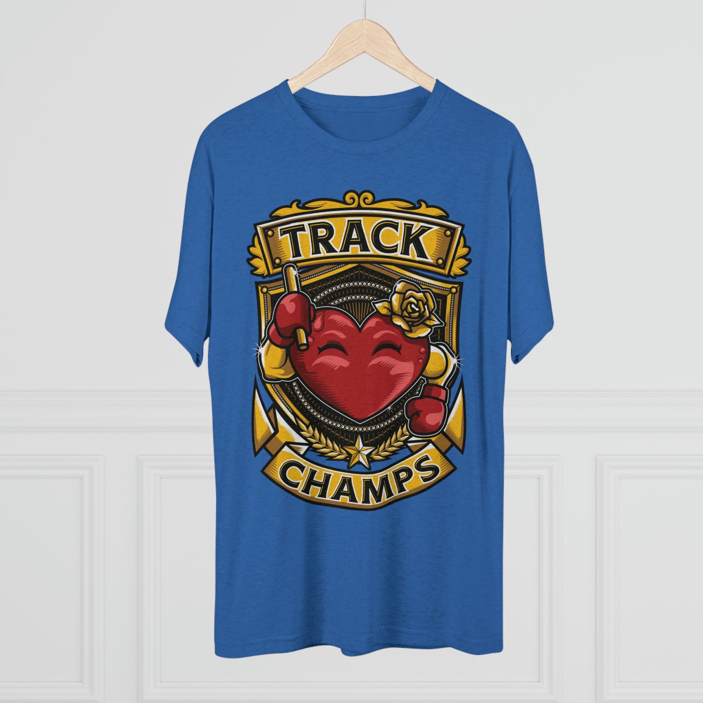 TRACK CHAMPS - PREMIUM SOFT - Unisex Tri-Blend Crew Tee (Next Level 6010)