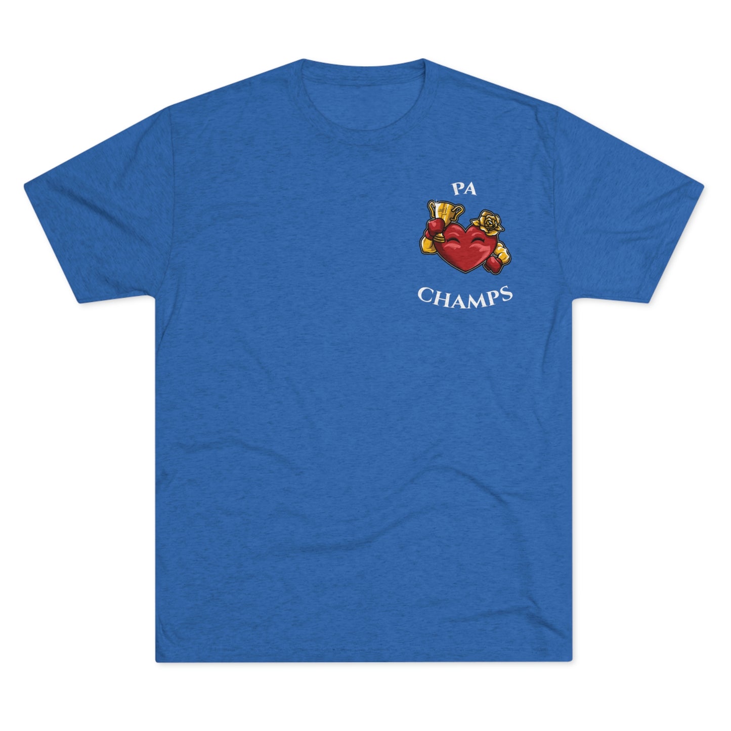 PA CHAMPS (Alternate Small Logo) - PREMIUM SOFT - Unisex Tri-Blend Crew Tee (Next Level 6010)
