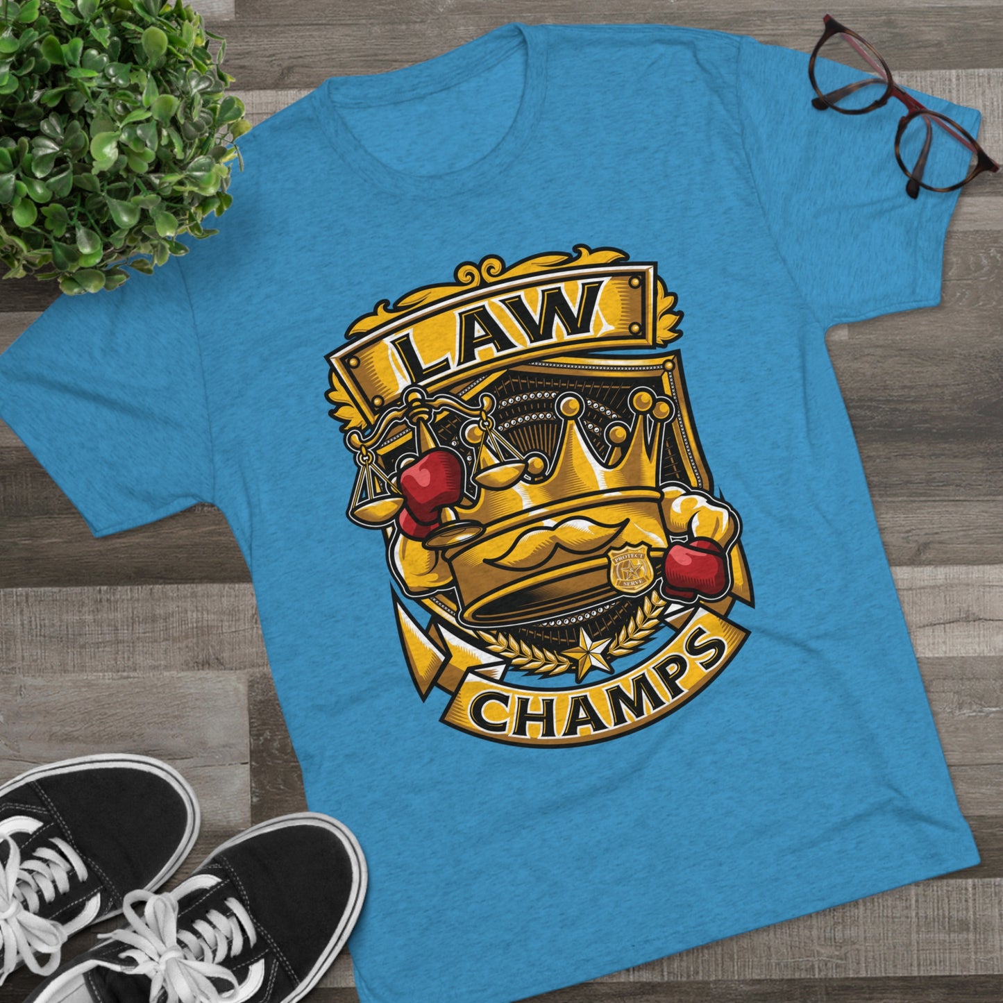 LAW CHAMPS - PREMIUM SOFT - Unisex Tri-Blend Crew Tee (Next Level 6010)