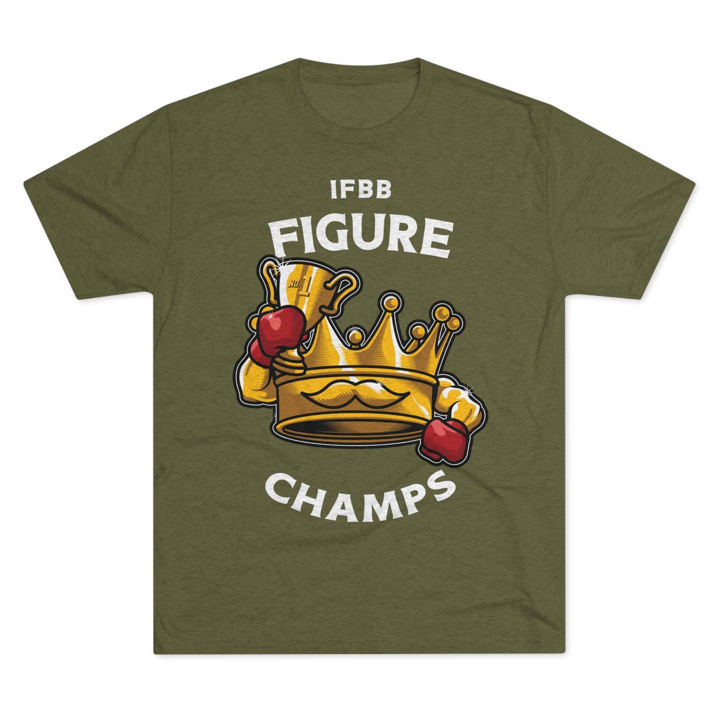 IFBB FIGURE CHAMPS (v2) - PREMIUM SOFT - Unisex Tri-Blend Crew Tee (Next Level 6010)