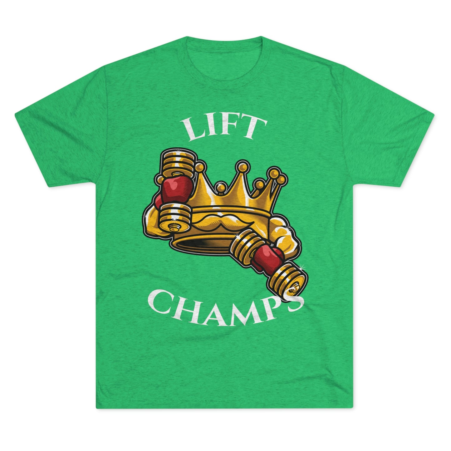 LIFT CHAMPS - PREMIUM SOFT - Unisex Tri-Blend Crew Tee (Next Level 6010)