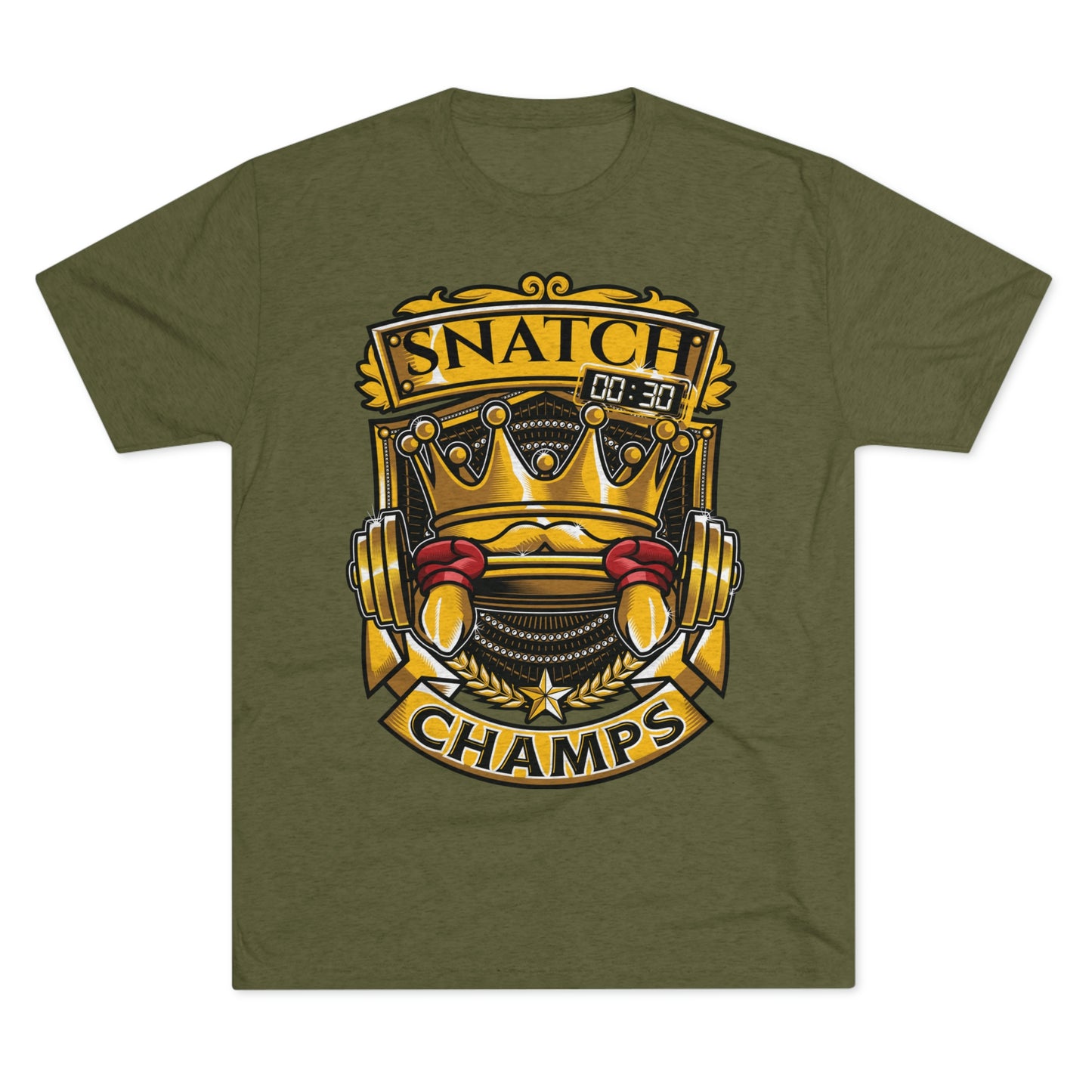 SNATCH CHAMPS - PREMIUM SOFT - Unisex Tri-Blend Crew Tee (Next Level 6010)