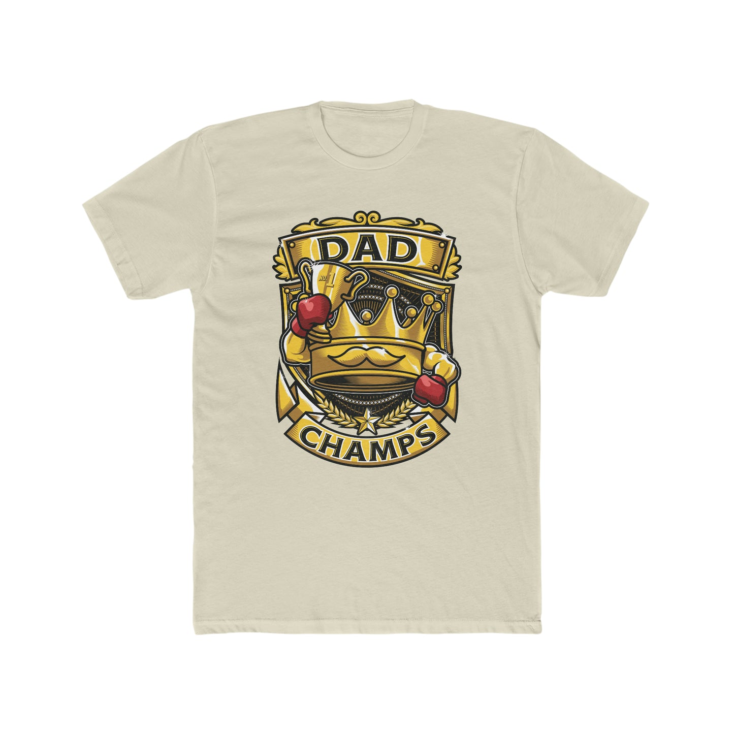 Dad Champs! - Men's Cotton Crew Tee (Next Level)