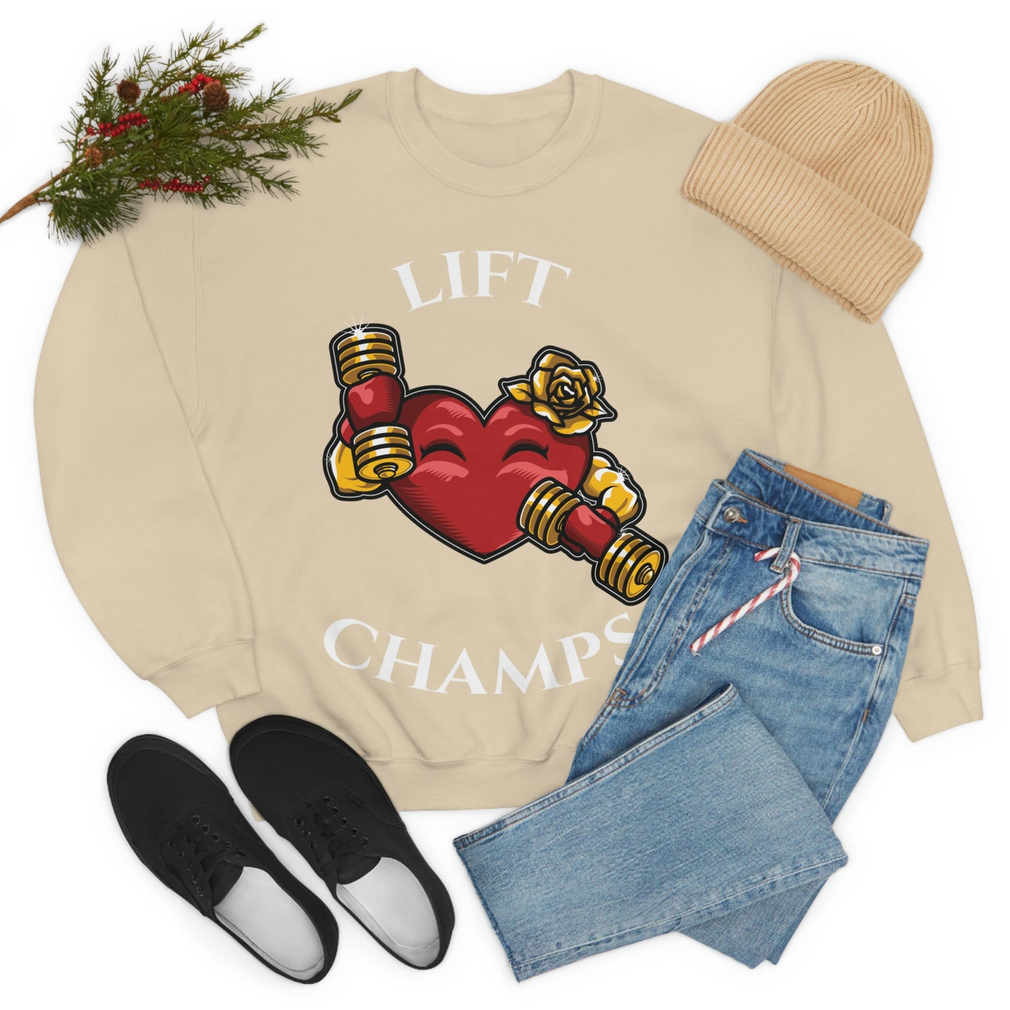 Lift Champs! - Unisex Heavy Blend™ Crewneck Sweatshirt