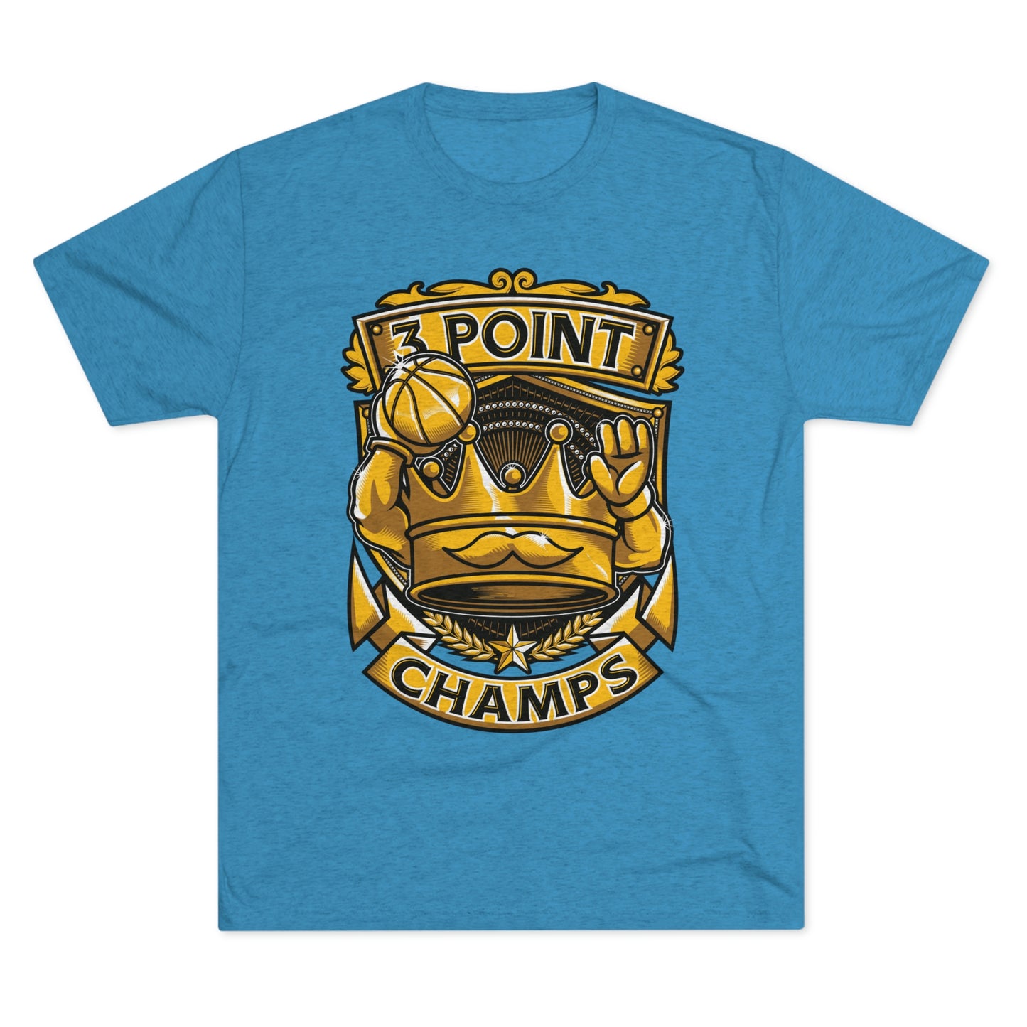 3 POINT CHAMPS - PREMIUM SOFT - Unisex Tri-Blend Crew Tee (Next Level 6010)