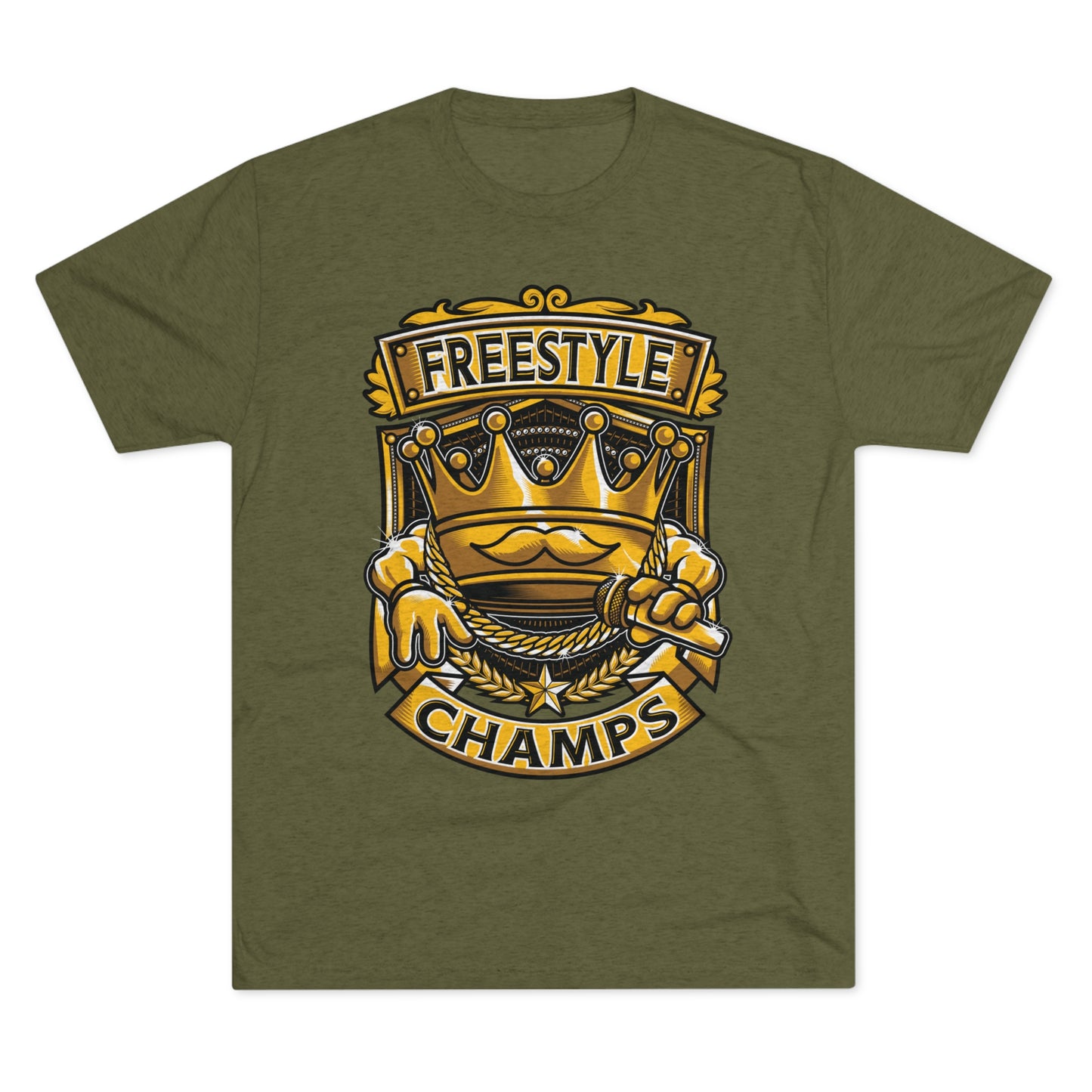 FREESTYLE CHAMPS - PREMIUM SOFT - Unisex Tri-Blend Crew Tee (Next Level 6010)